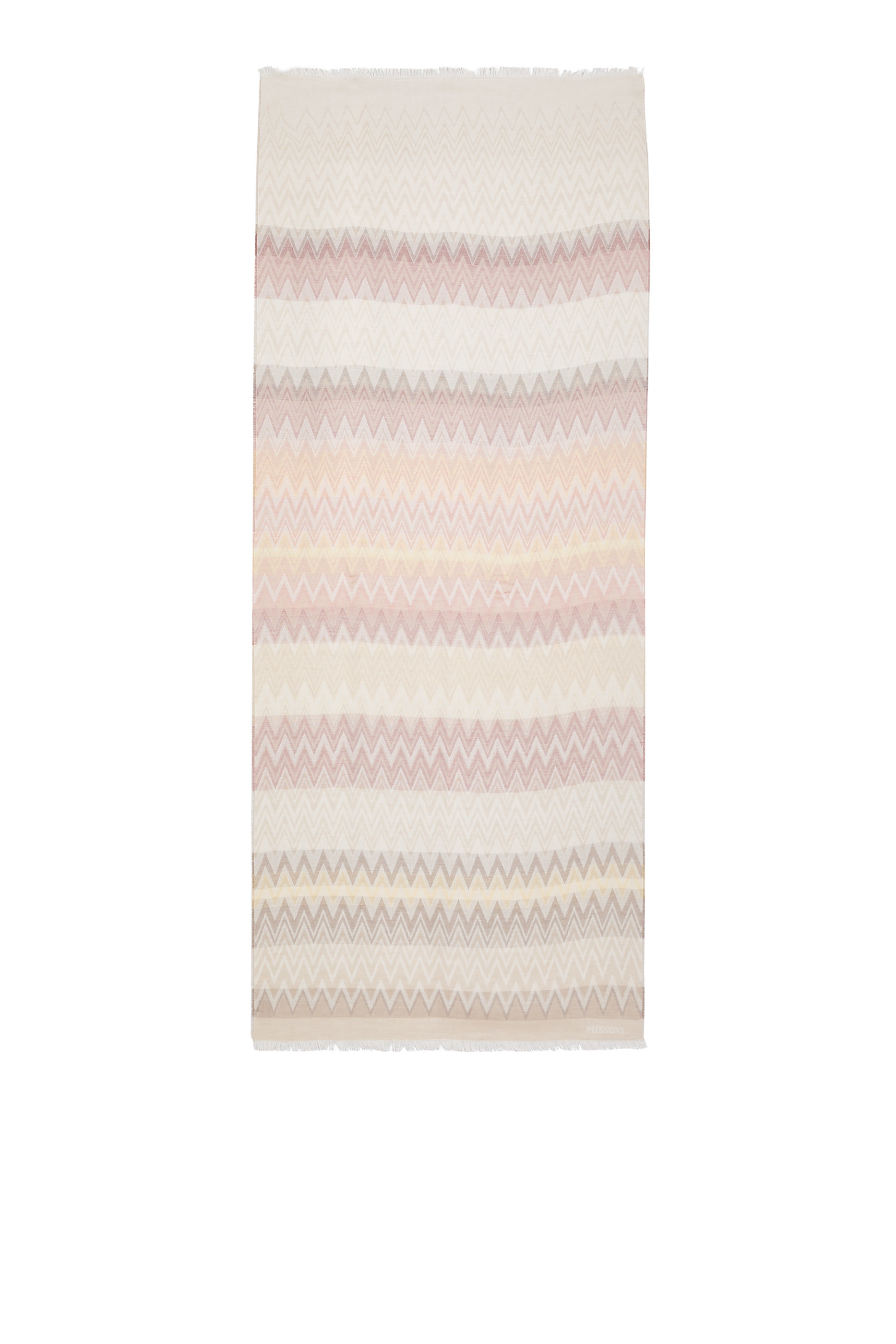 Zig Zag Print Stole