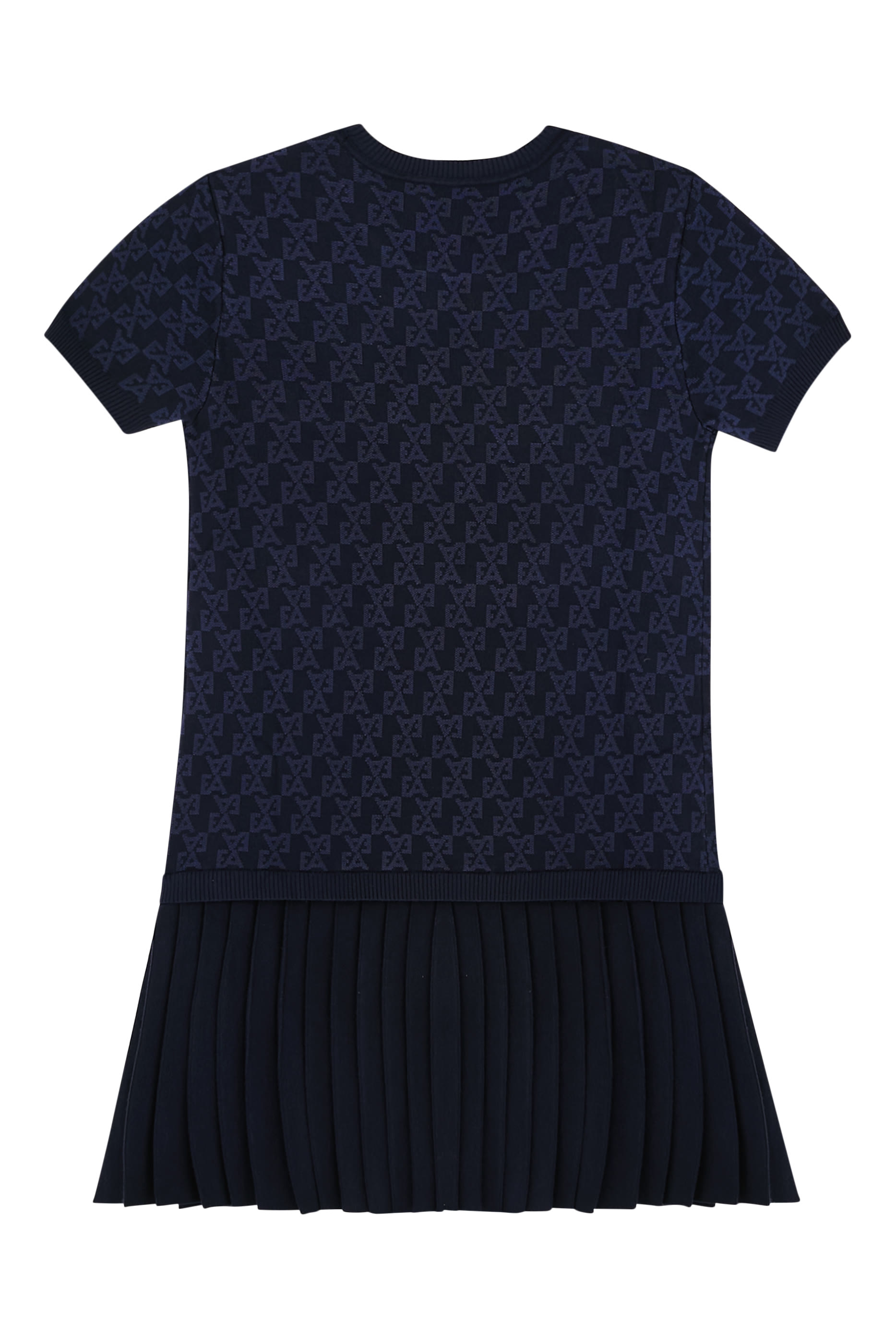 Kids Pleated Knit Dress