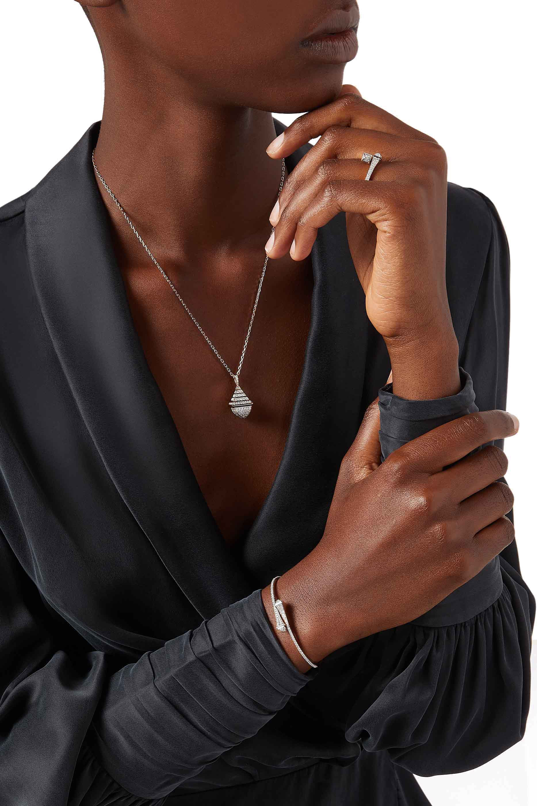 Cleo Diamond & White Gold Ring