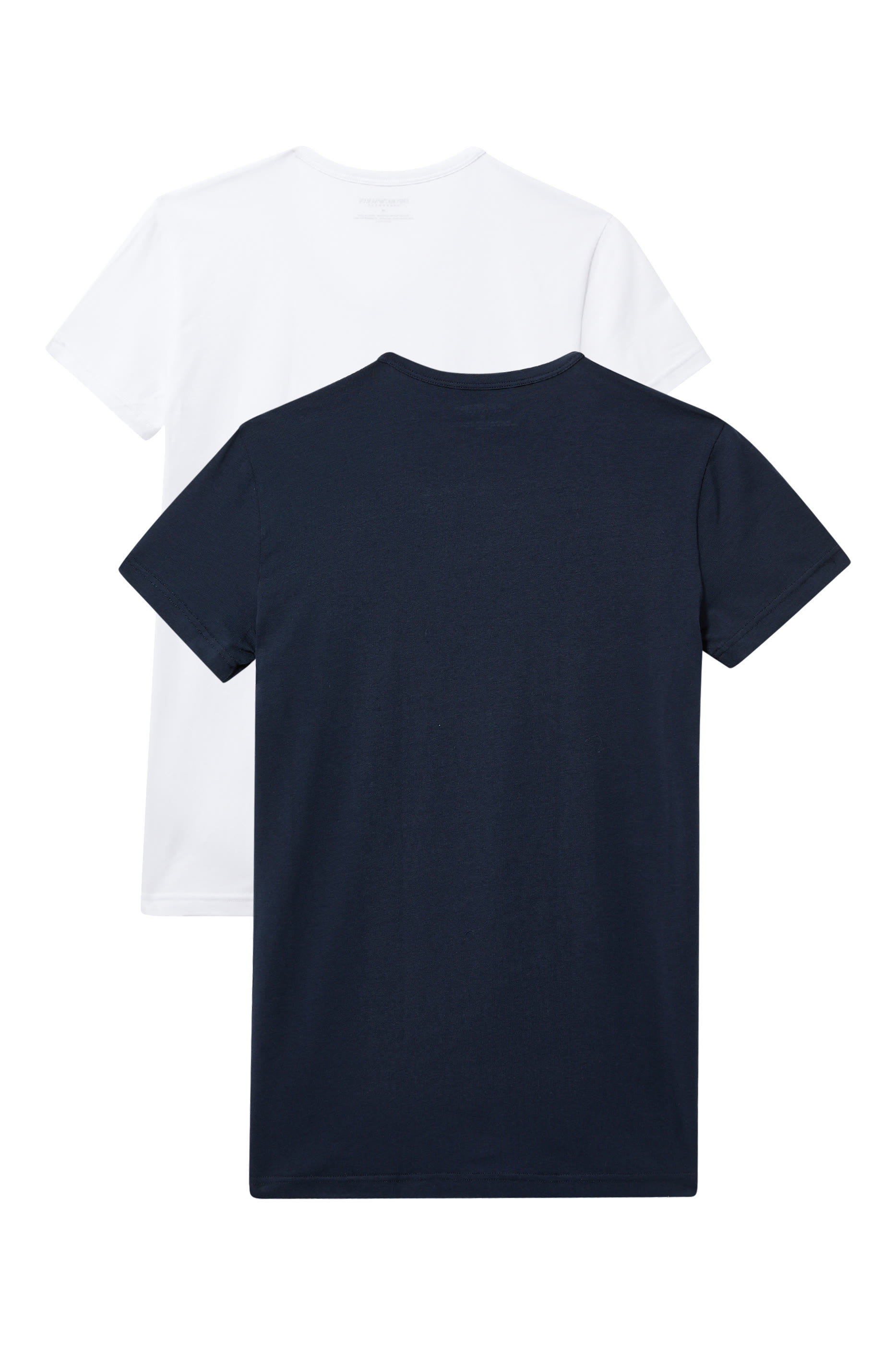 Logo V-Neck Cotton T-Shirts, Pack of 2
