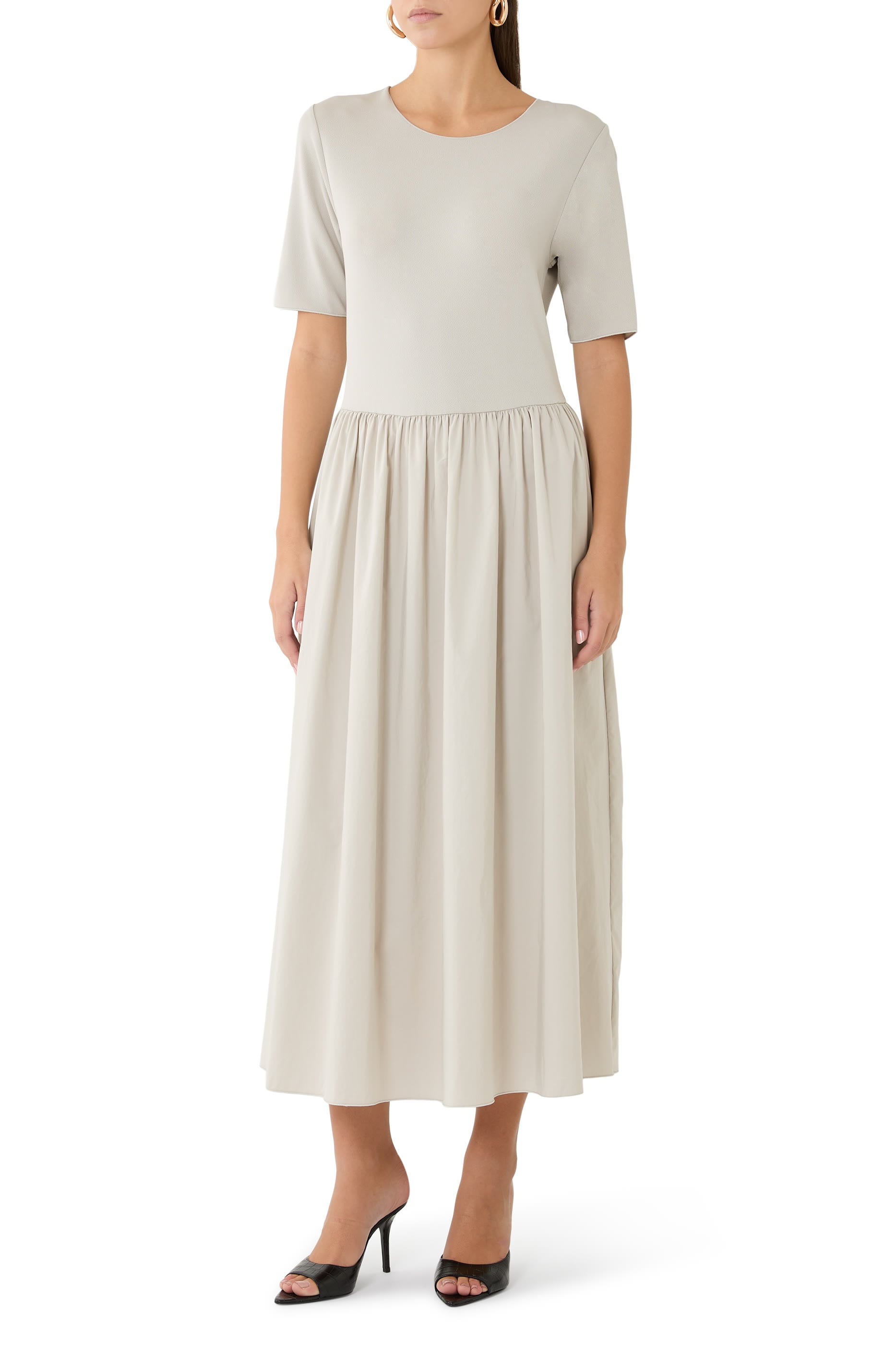  Short-Sleeved Interlock Dress