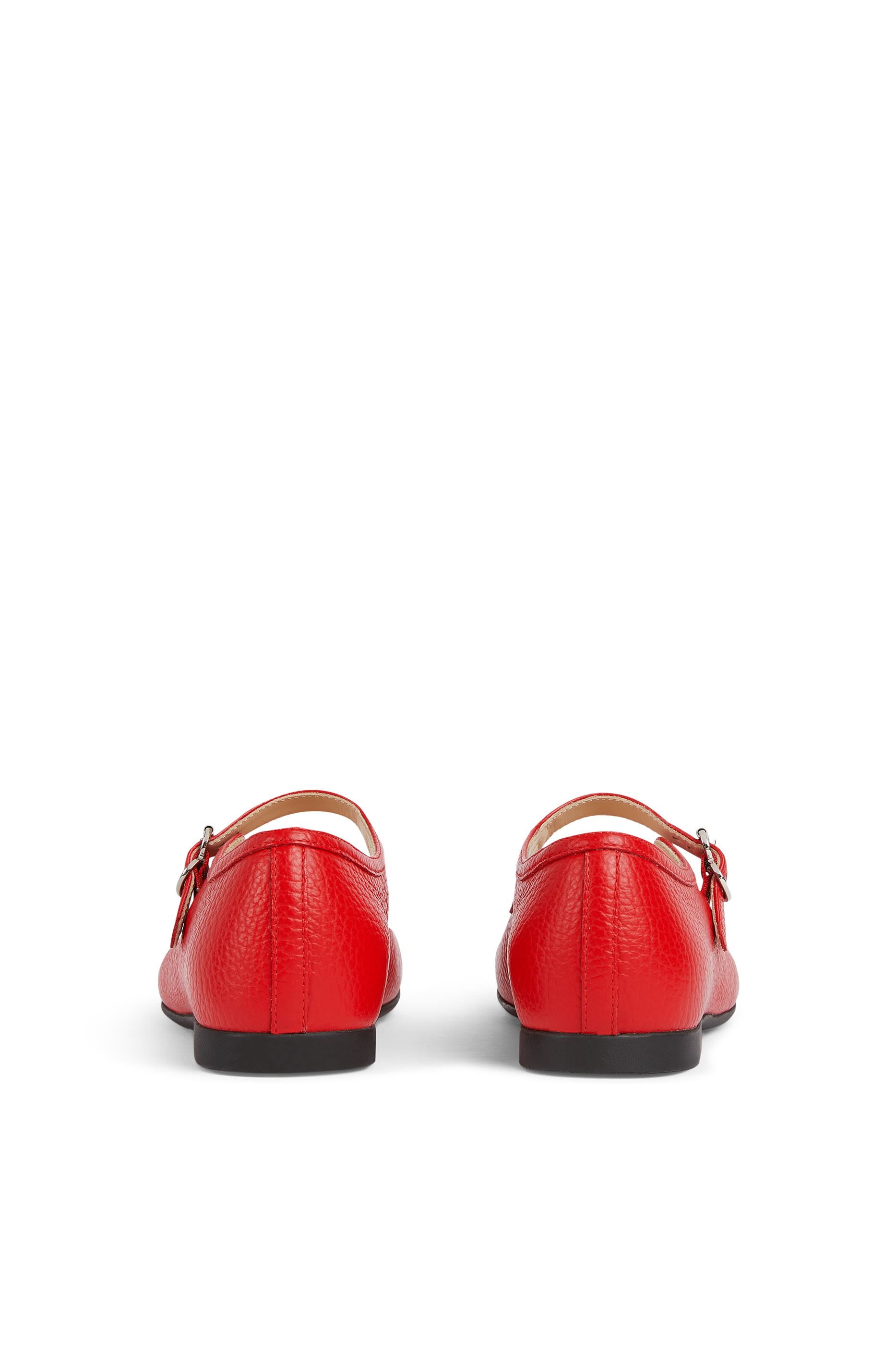 Kids Perforated Double G Detail Ballet Flats