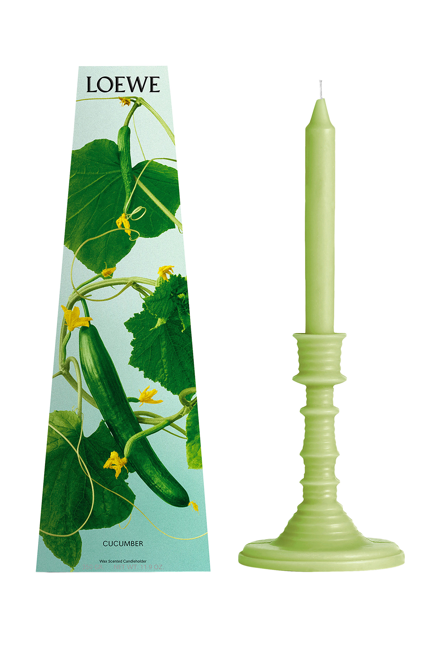 Cucumber Wax Candleholder 