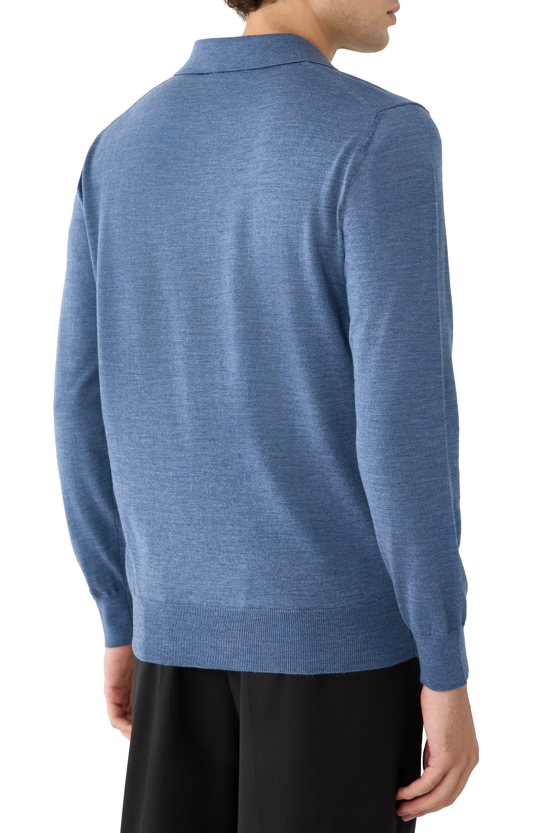 Fine Knit Polo Shirt