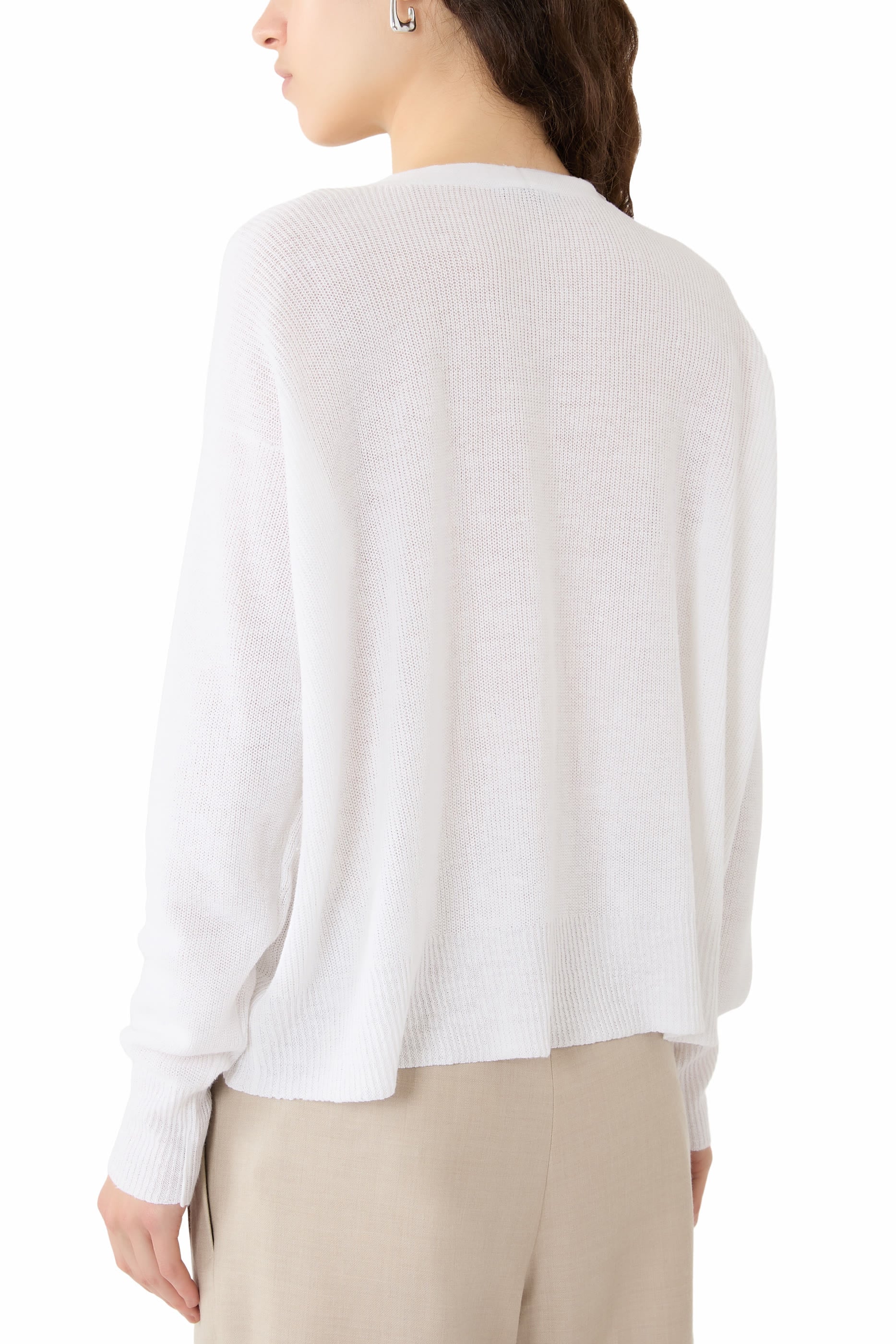 Organic Linen Cotton Slouchy Cardigan