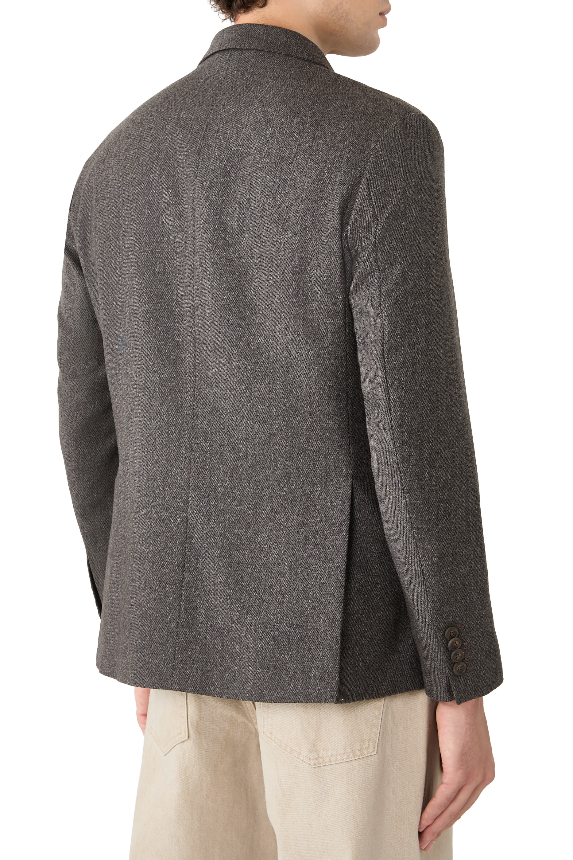 Double-Breasted Soft Jacket
