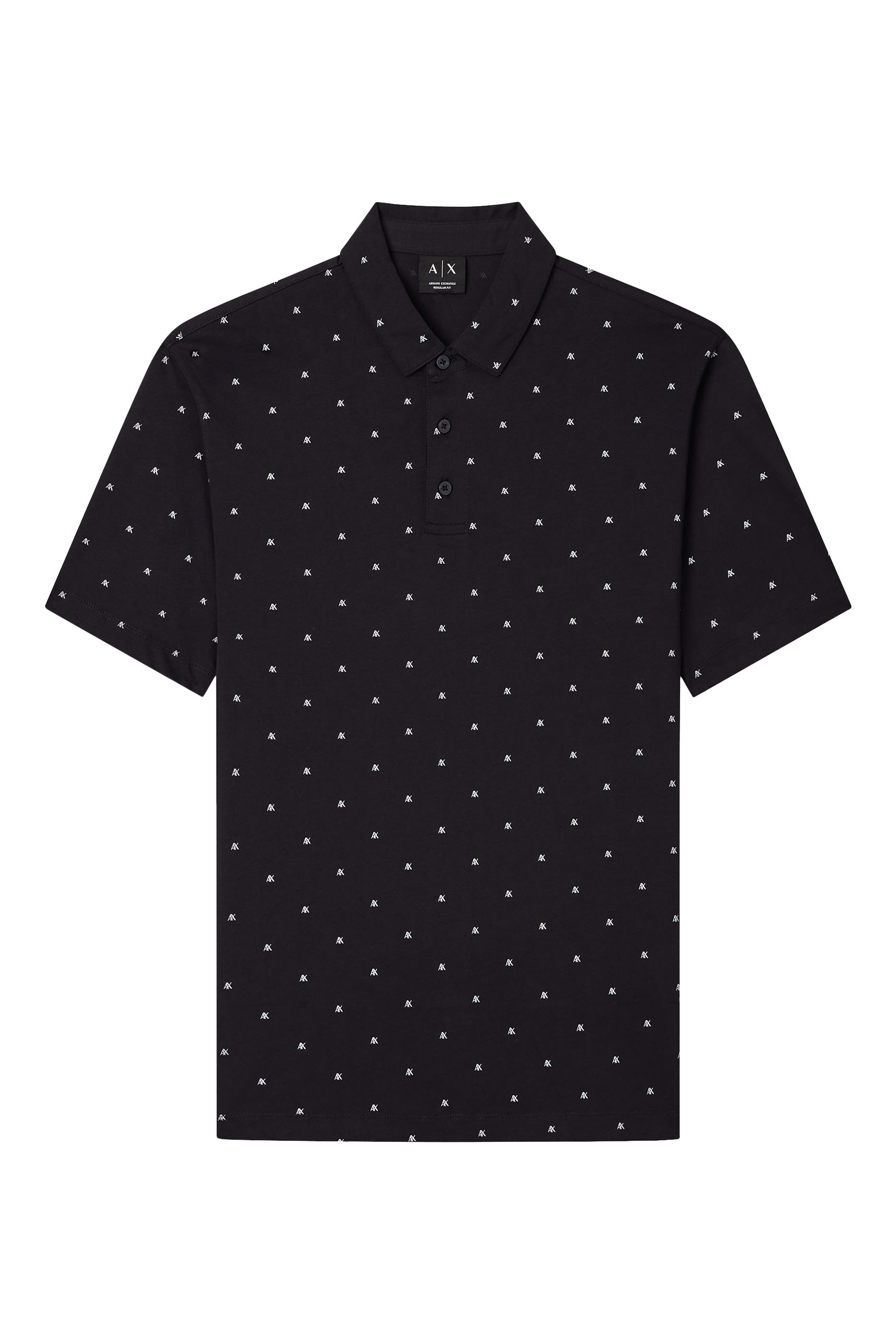 Logo Pattern Polo Shirt
