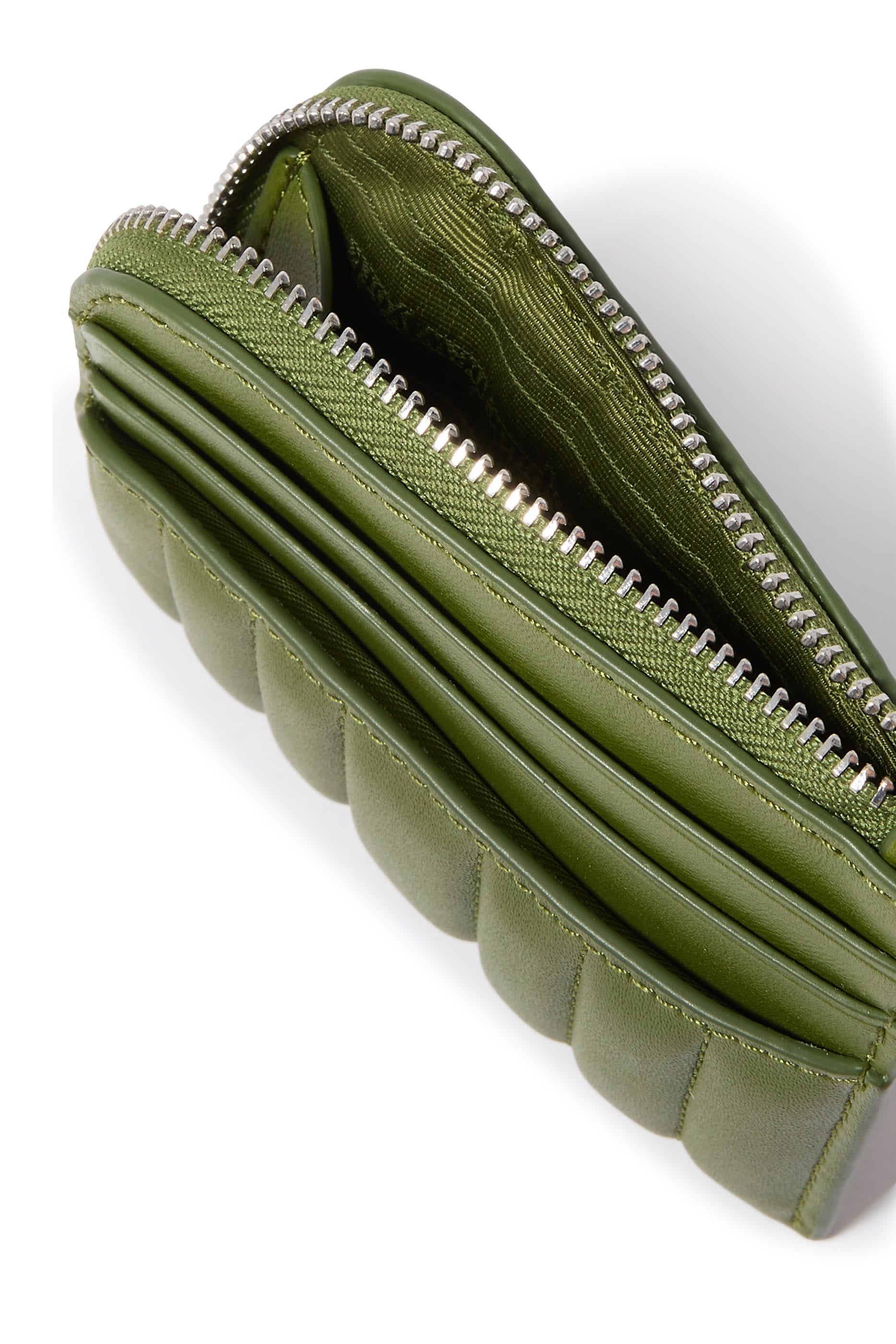 Deco Quilted Coin Card Case Wristlet 