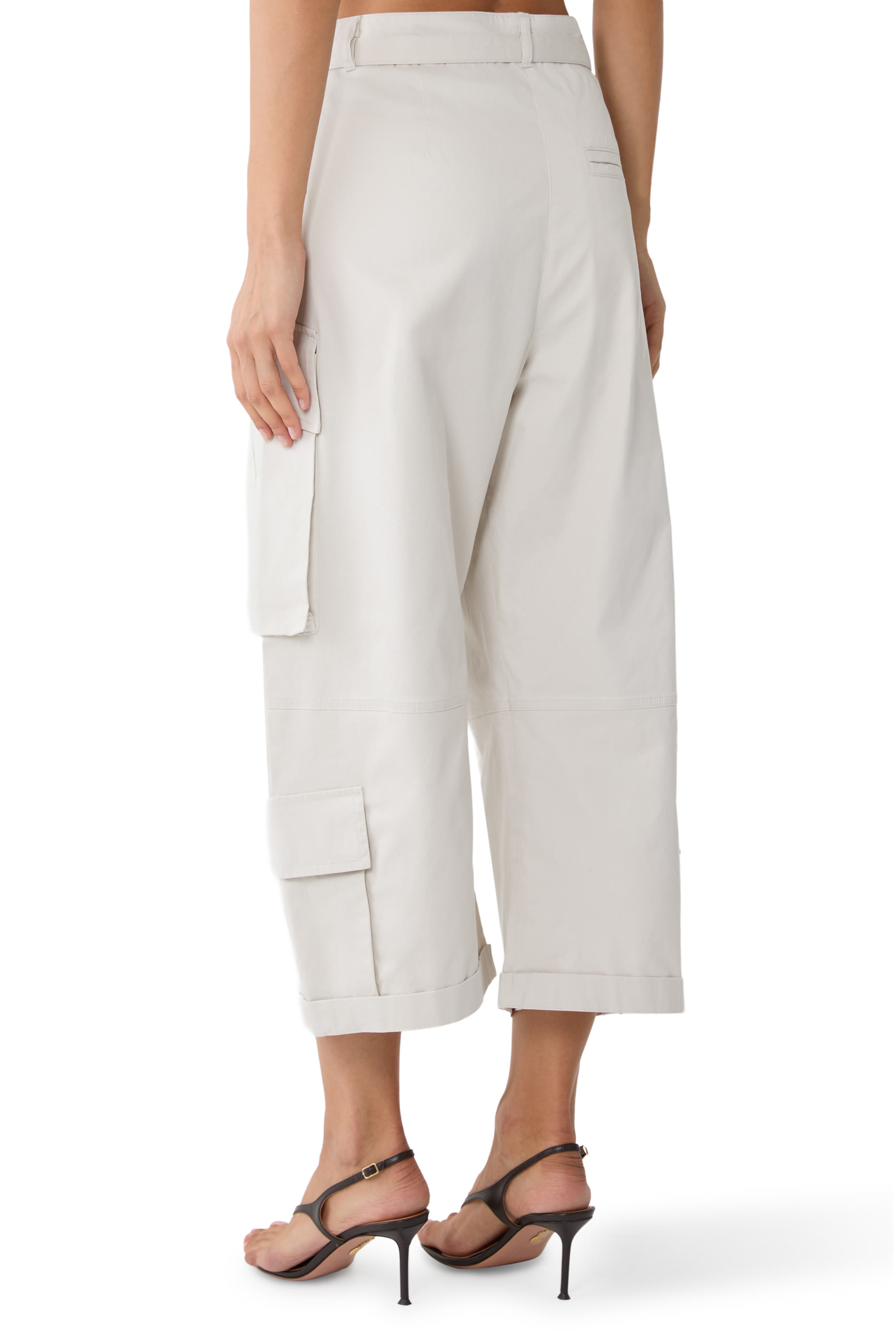 Belted Cargo Trousers