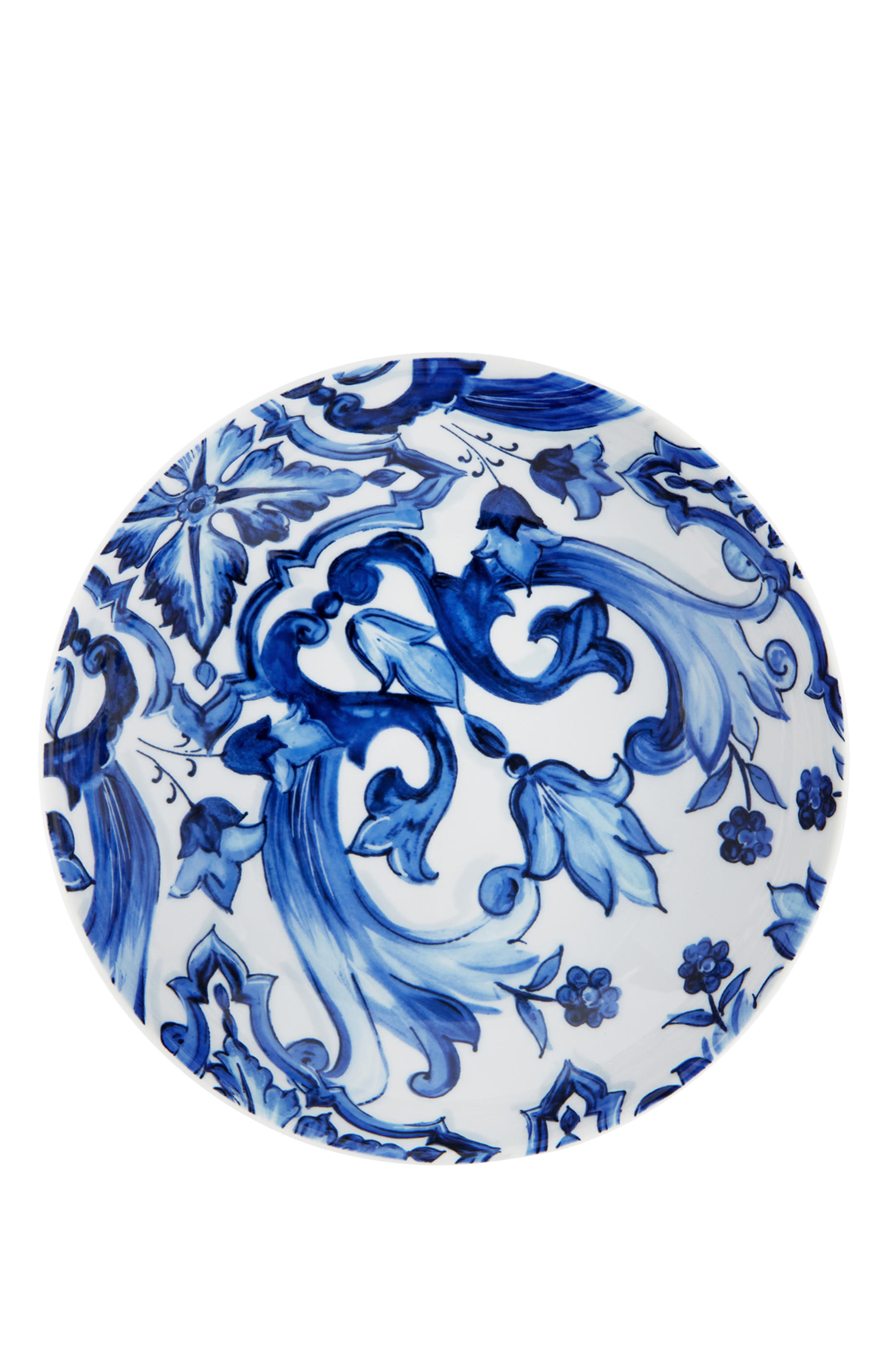 Blu Mediterraneo Fiore Foglie Soup Plates, Set of 2