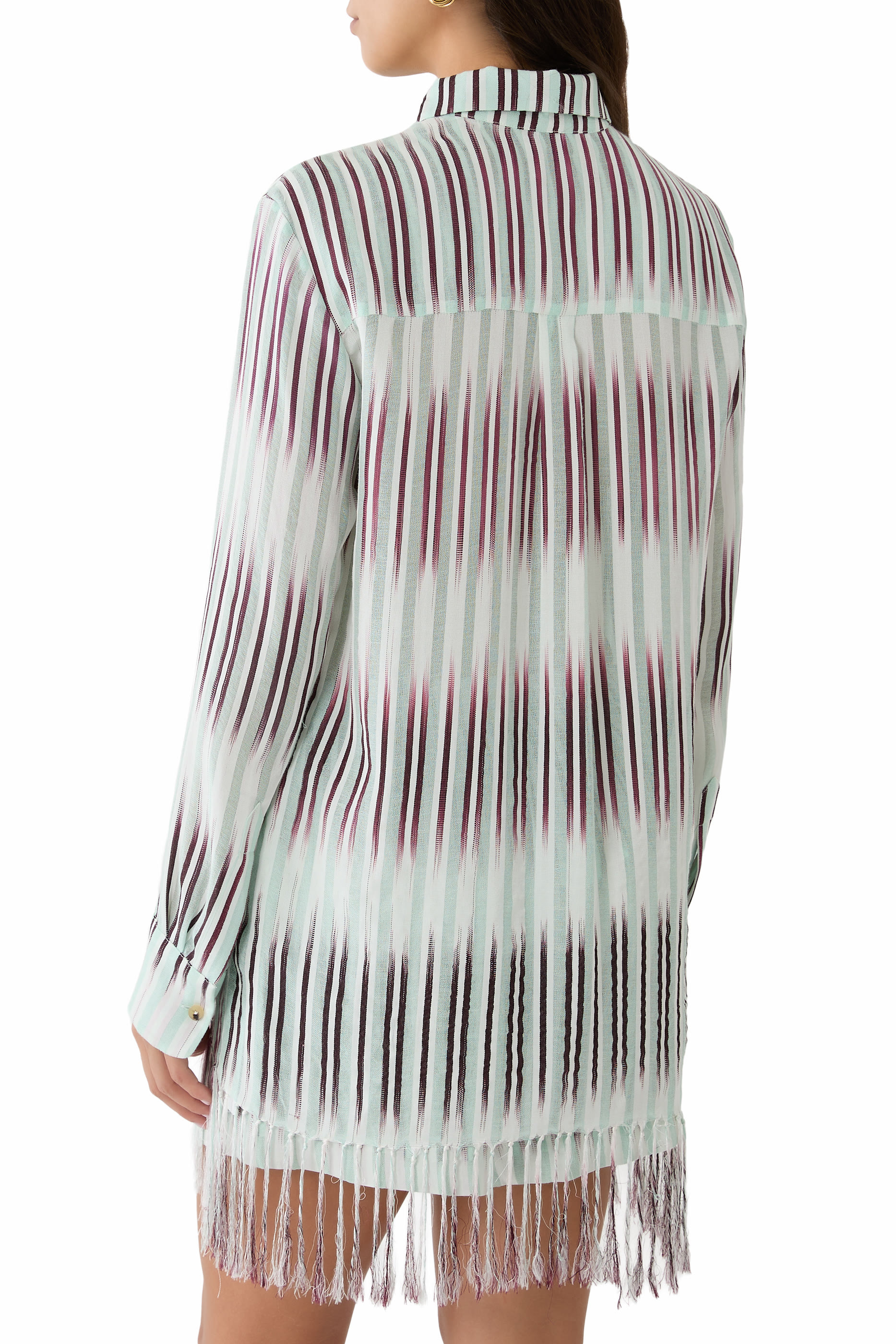 Mauritius Long-Sleeve Silk Shirt