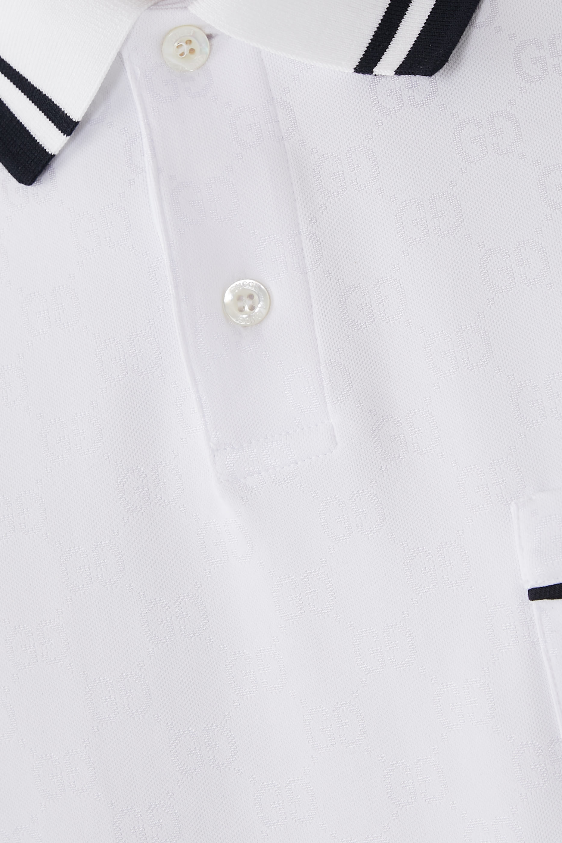 GG Nylon and Cotton Polo Shirt