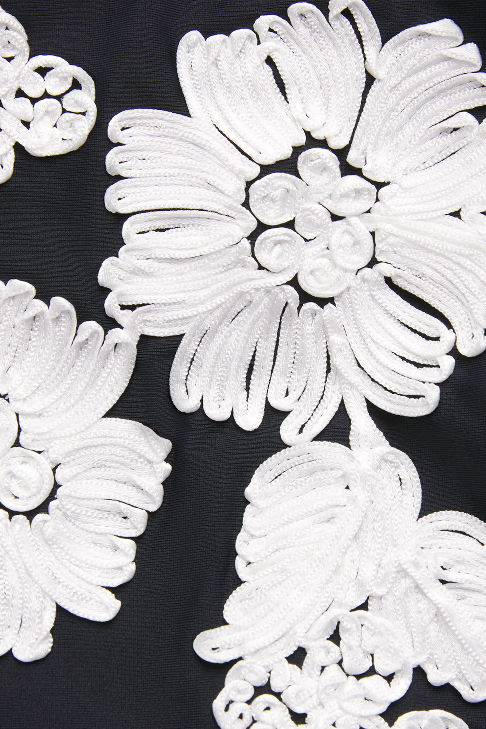 Francie Embroidered High-Rise Bikini Bottoms