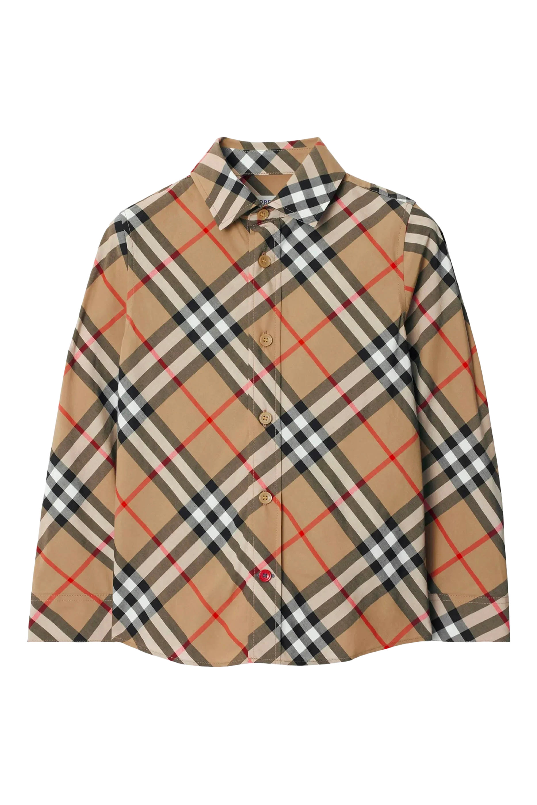 Kids Check Cotton Shirt