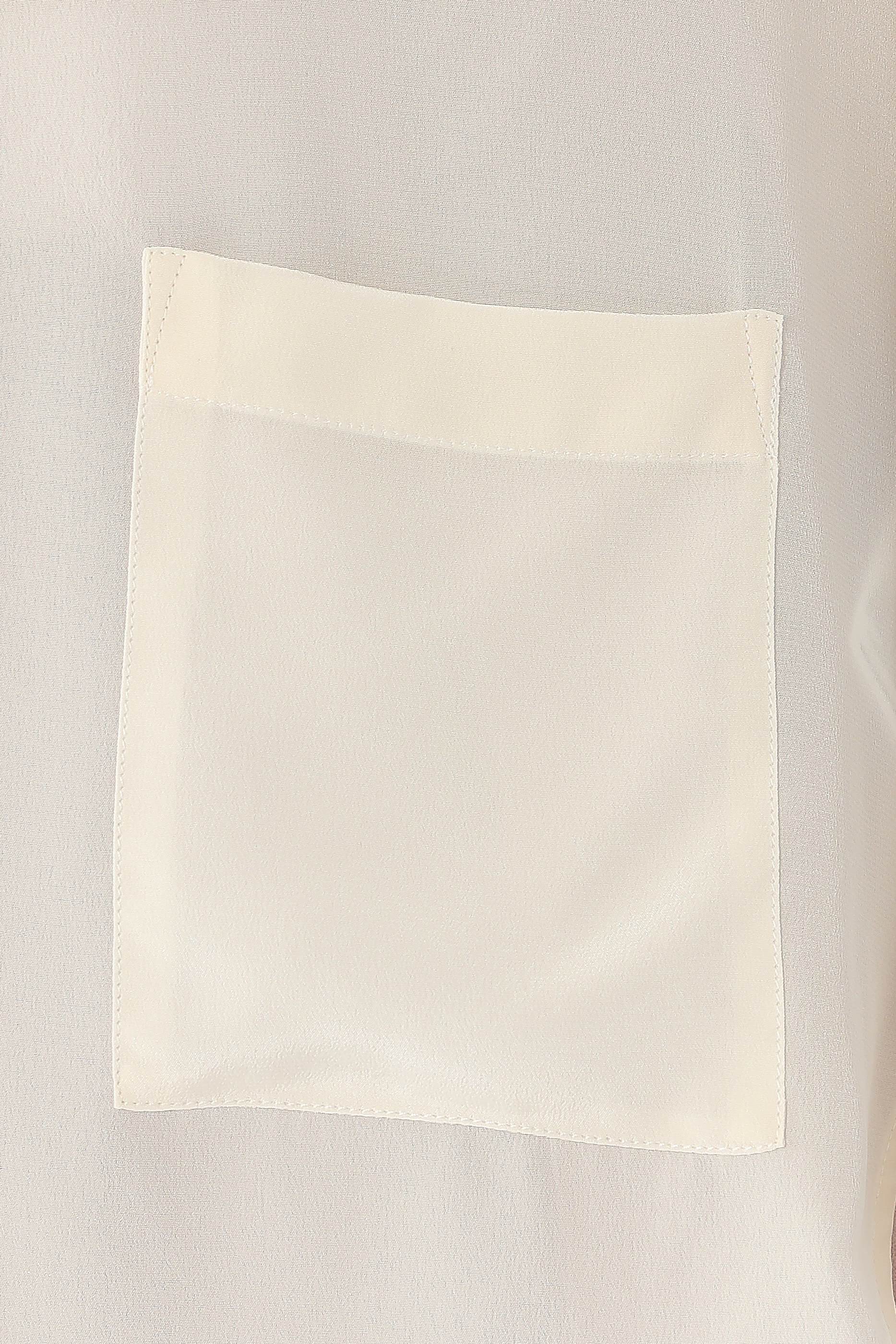 Asymmetric-Back V-Neck Blouse