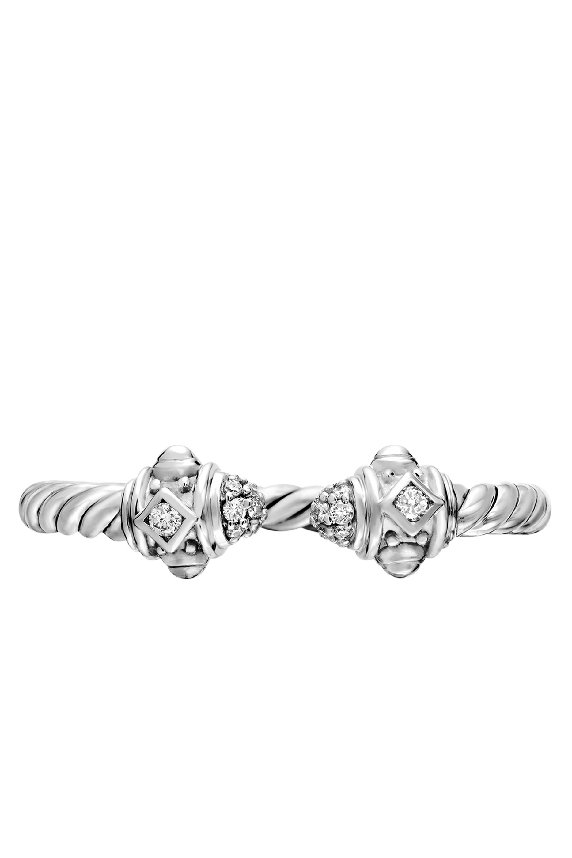 Renaissance Ring, 18K White Gold with Diamonds 