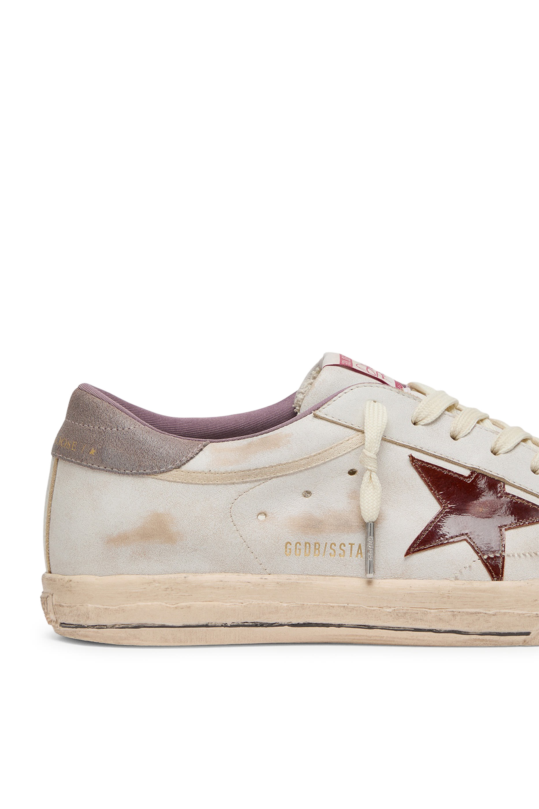 Super-Star Sneakers with Laminated Leather Star