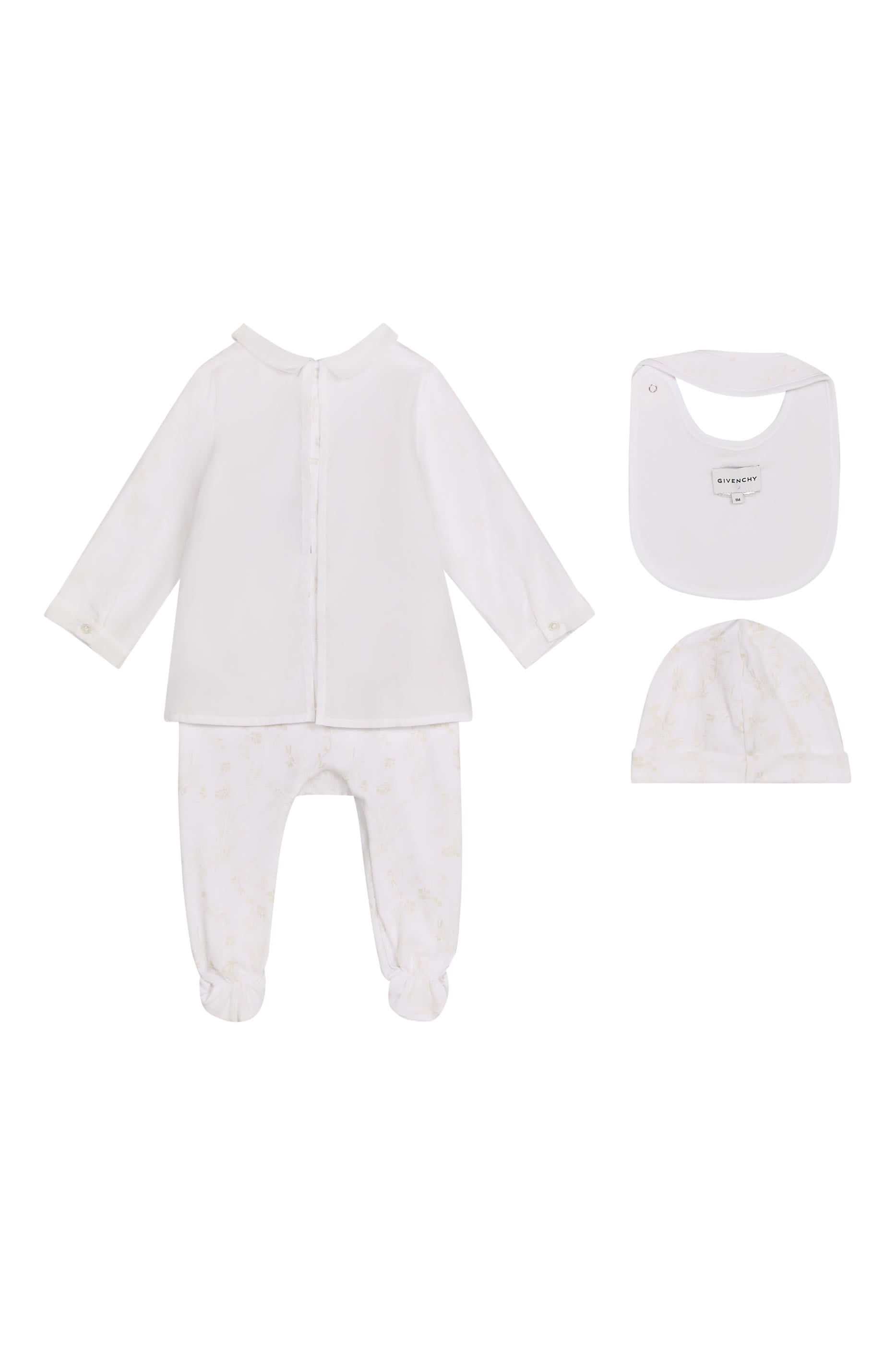 Kids Logo Pajamas Bib Hat Set