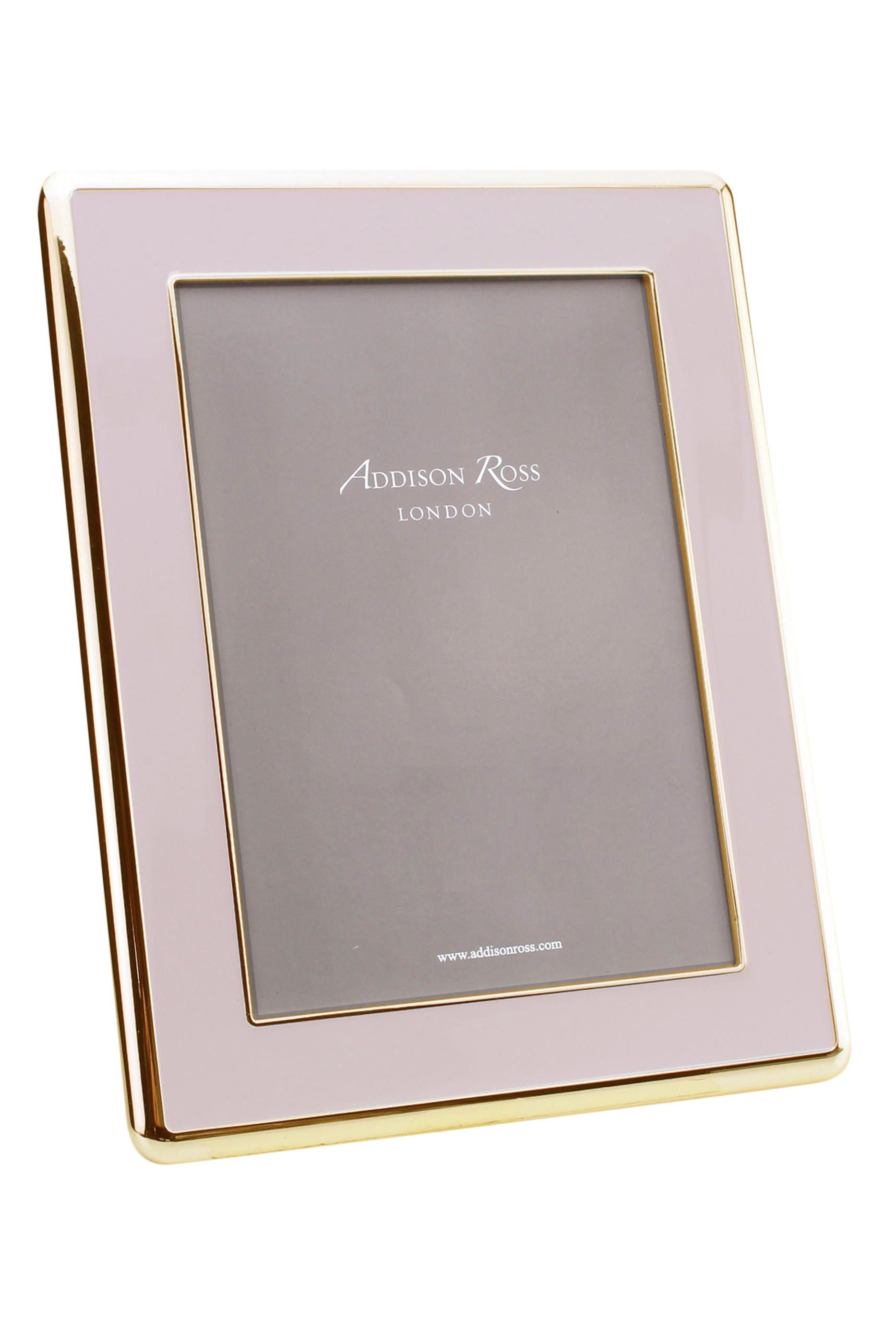 Curve Photoframe, Enamel & Gold, 8x10 