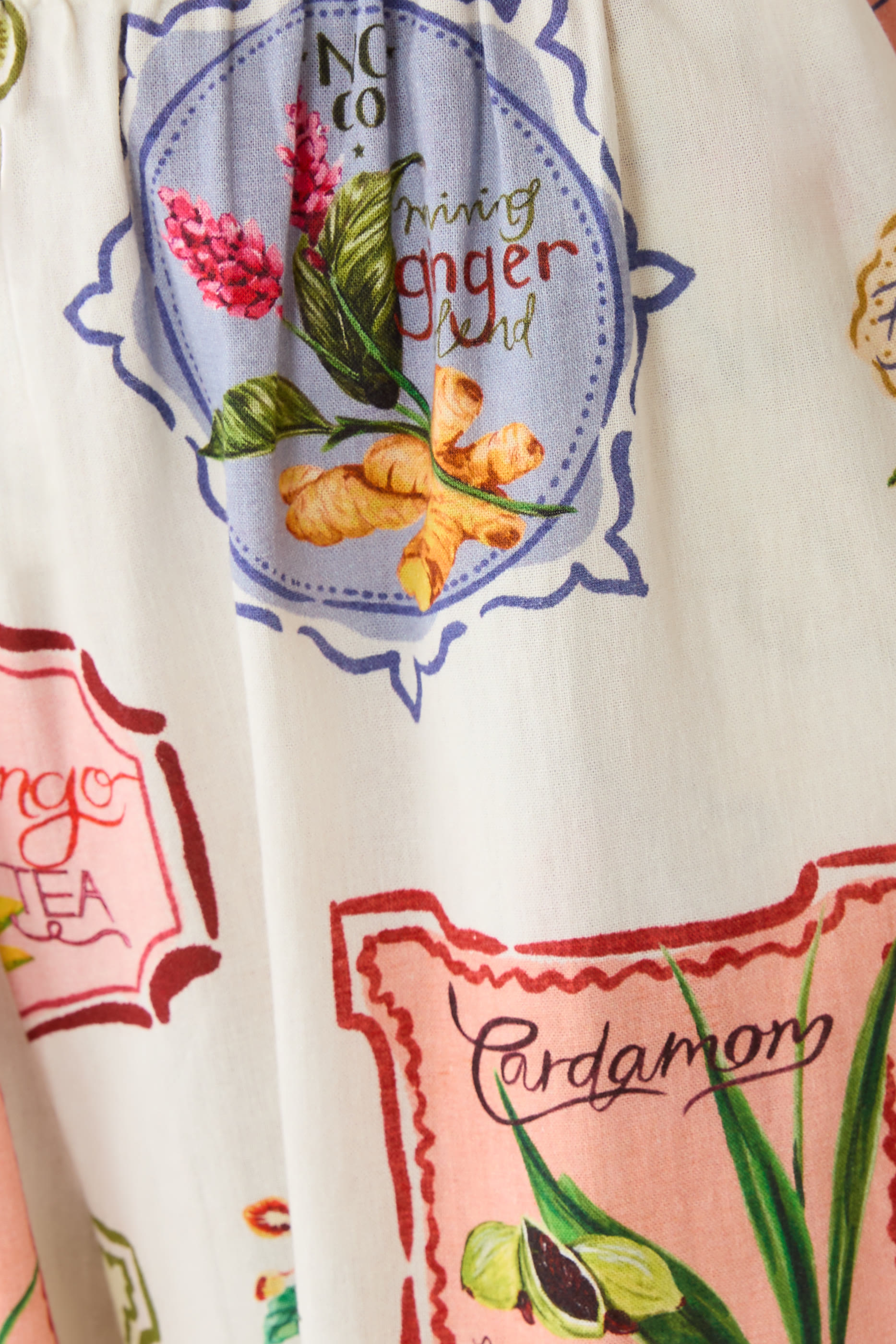 Shona Retro Stamp Print Trousers