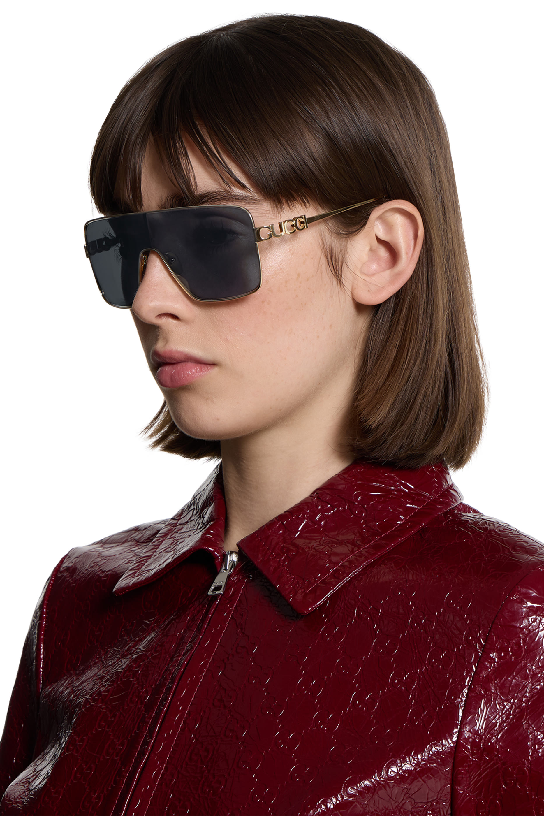 Rectangular Frame Sunglasses