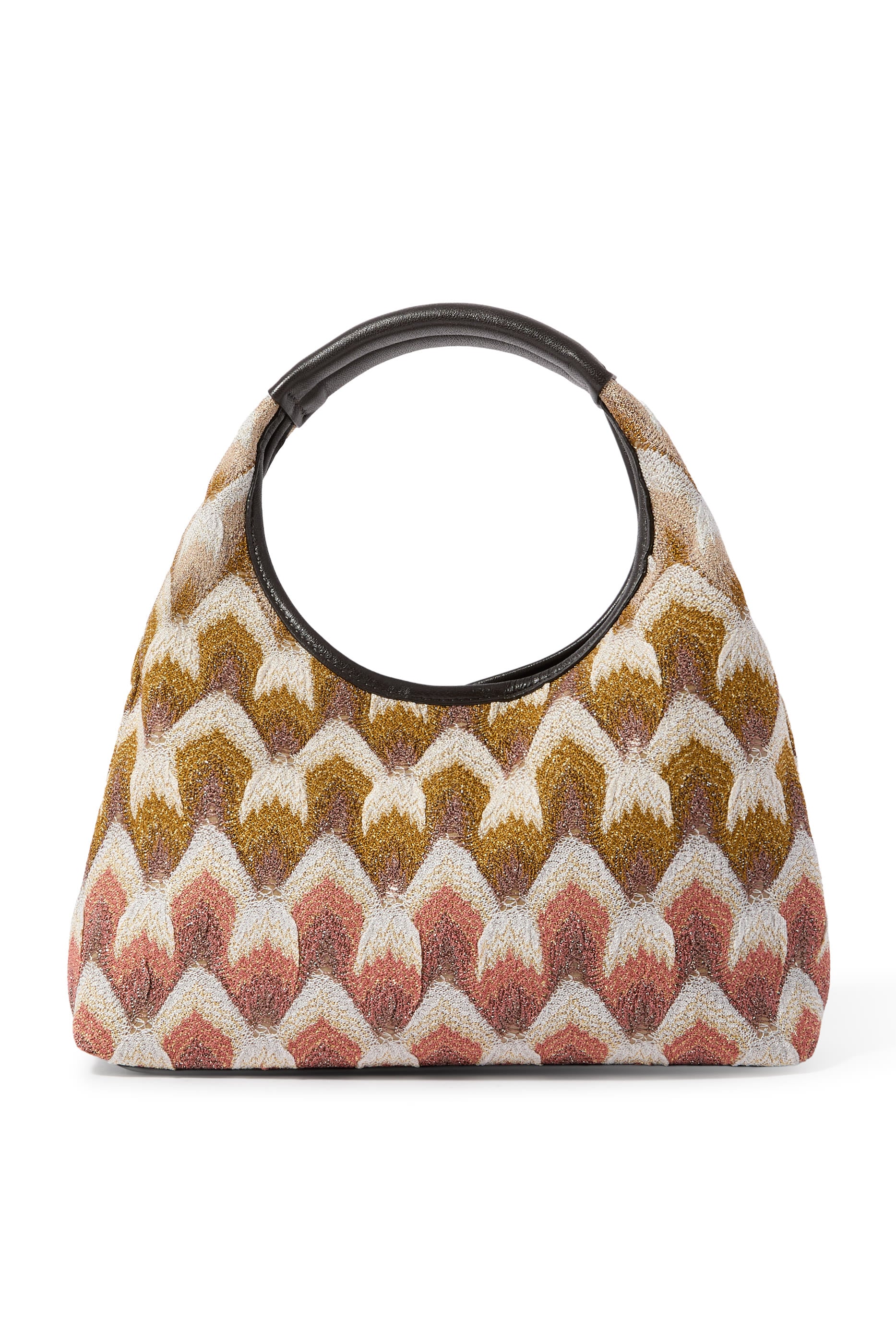 Raschel Lace Small Hobo Bag 