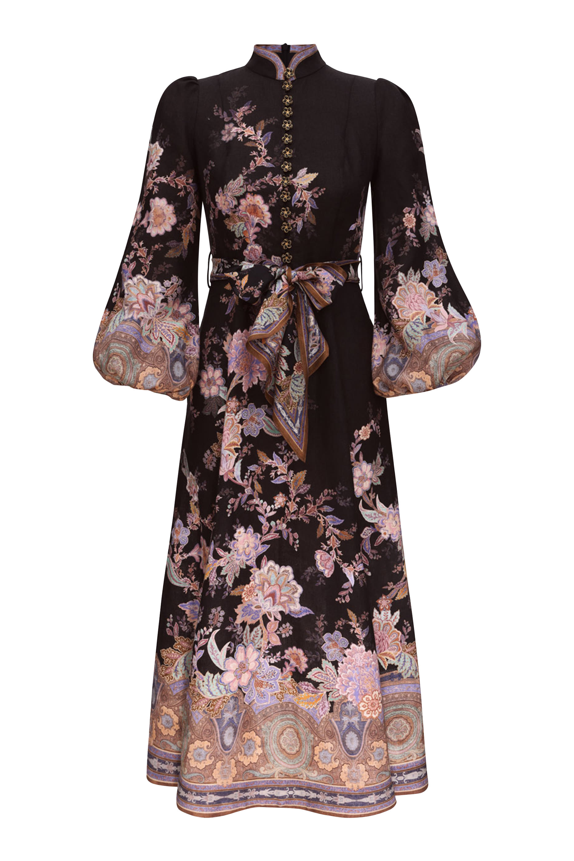 Luna Button Midi Dress