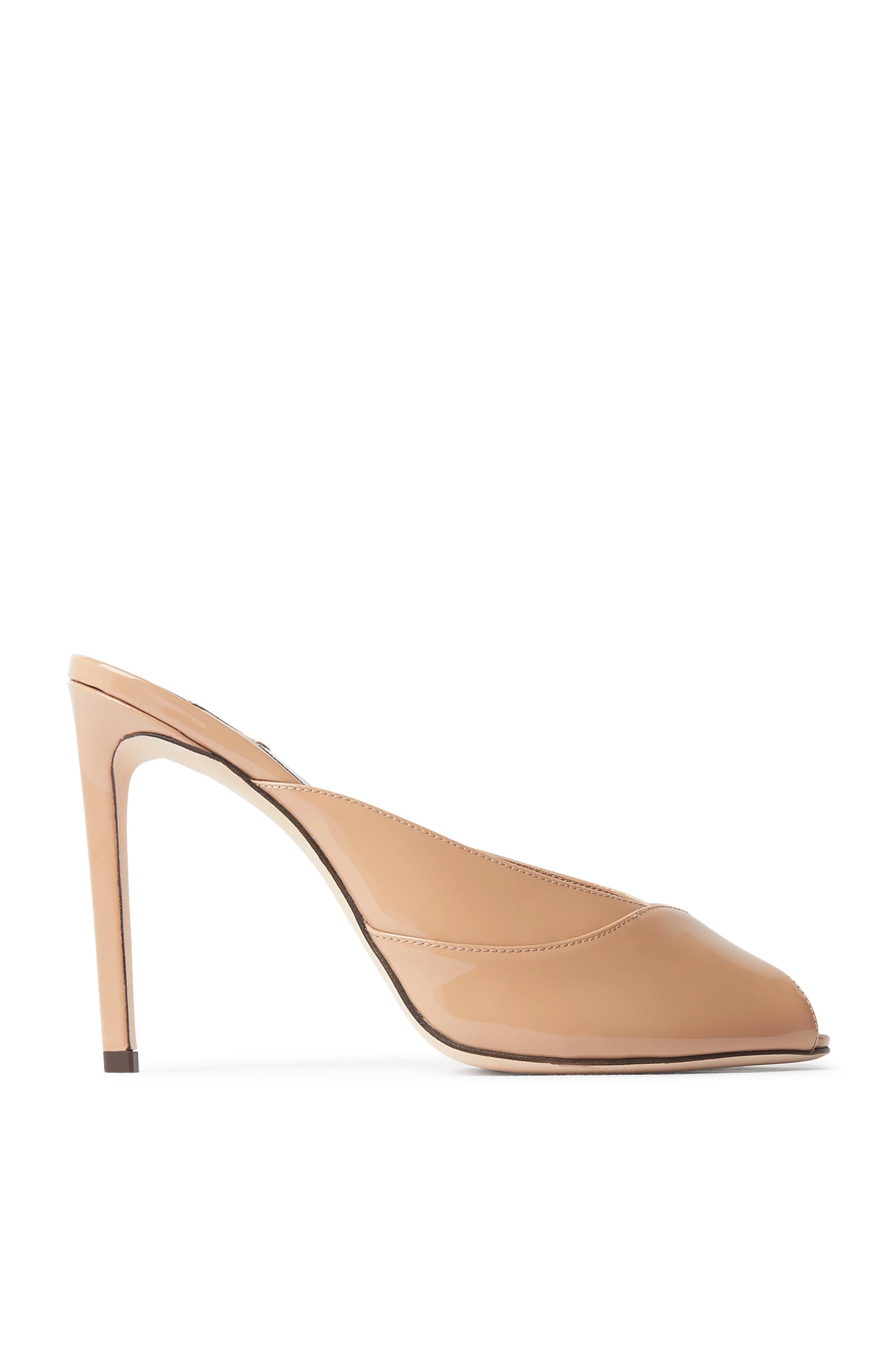 Brigitte 100 Patent Leather Mules