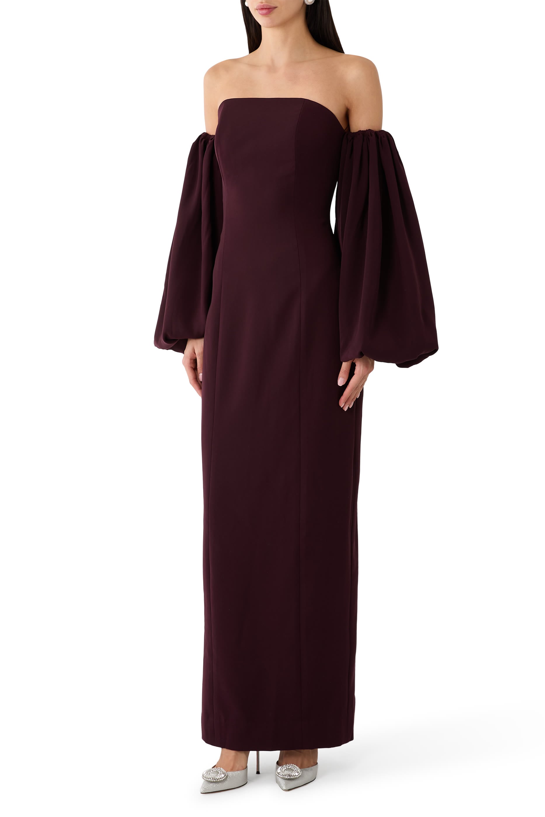 Signature Balloon Sleeve Gown