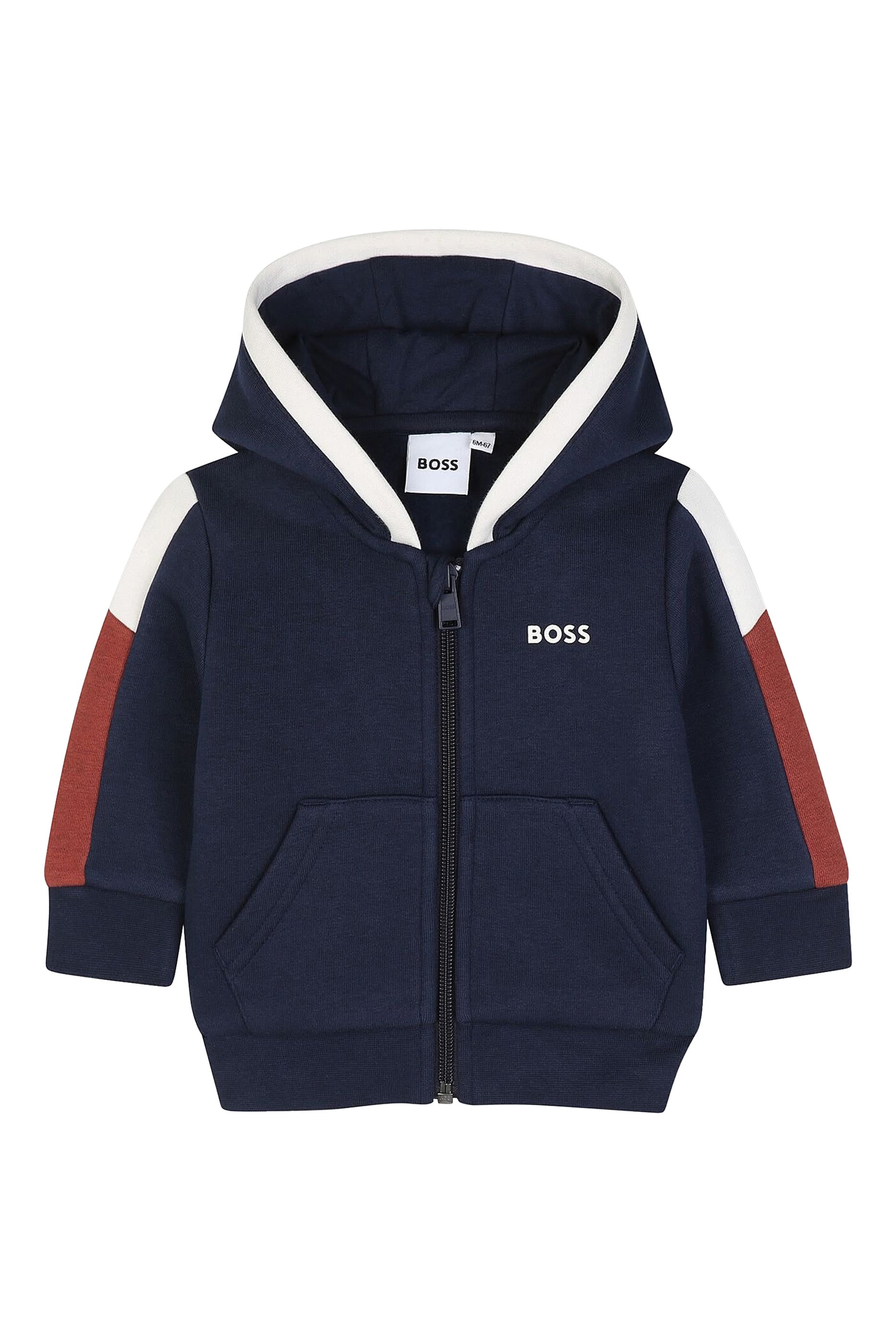 Kids Logo Hooded Cardigan