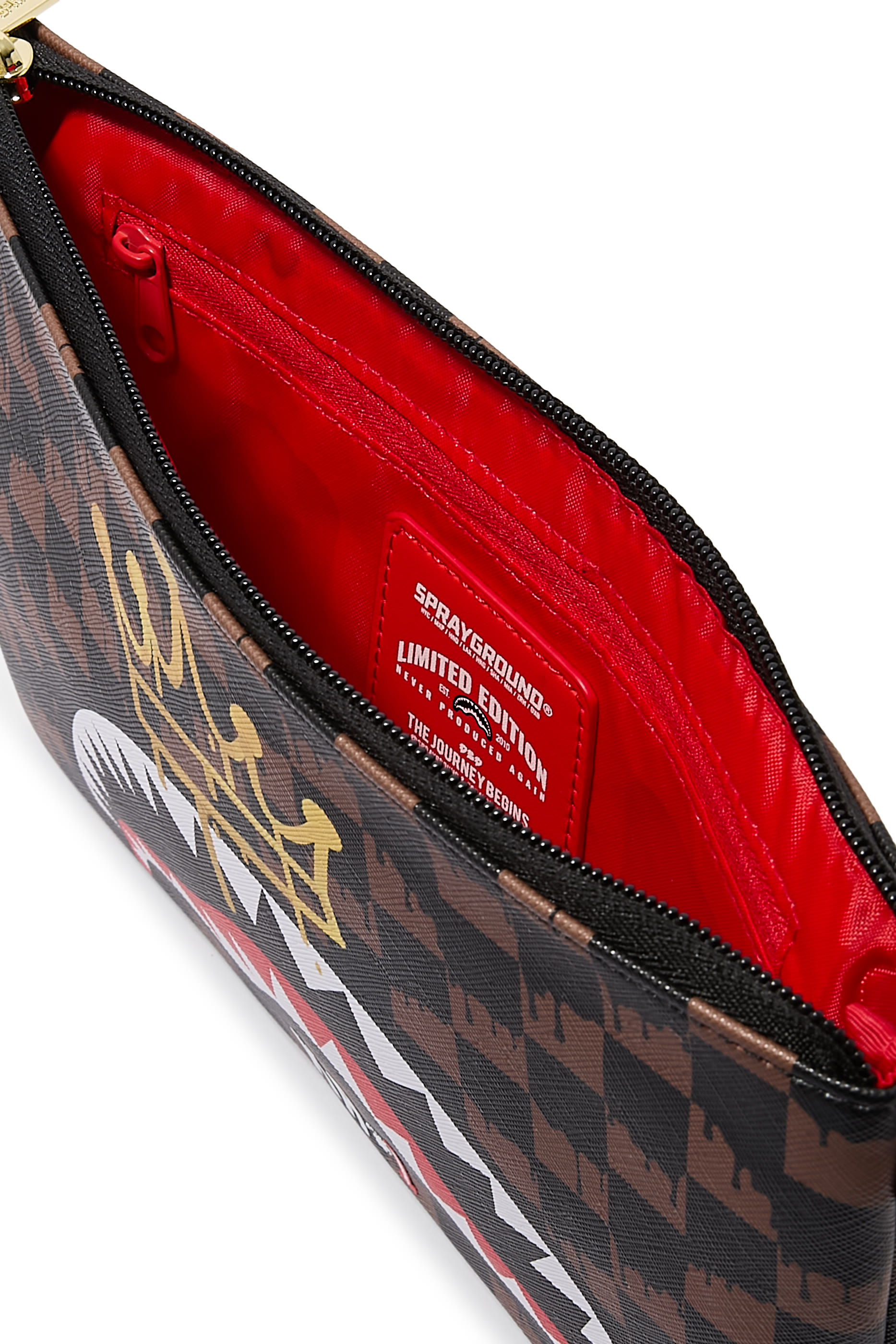 Kids Crown Drip Check x Ka1 Clutch Pouch