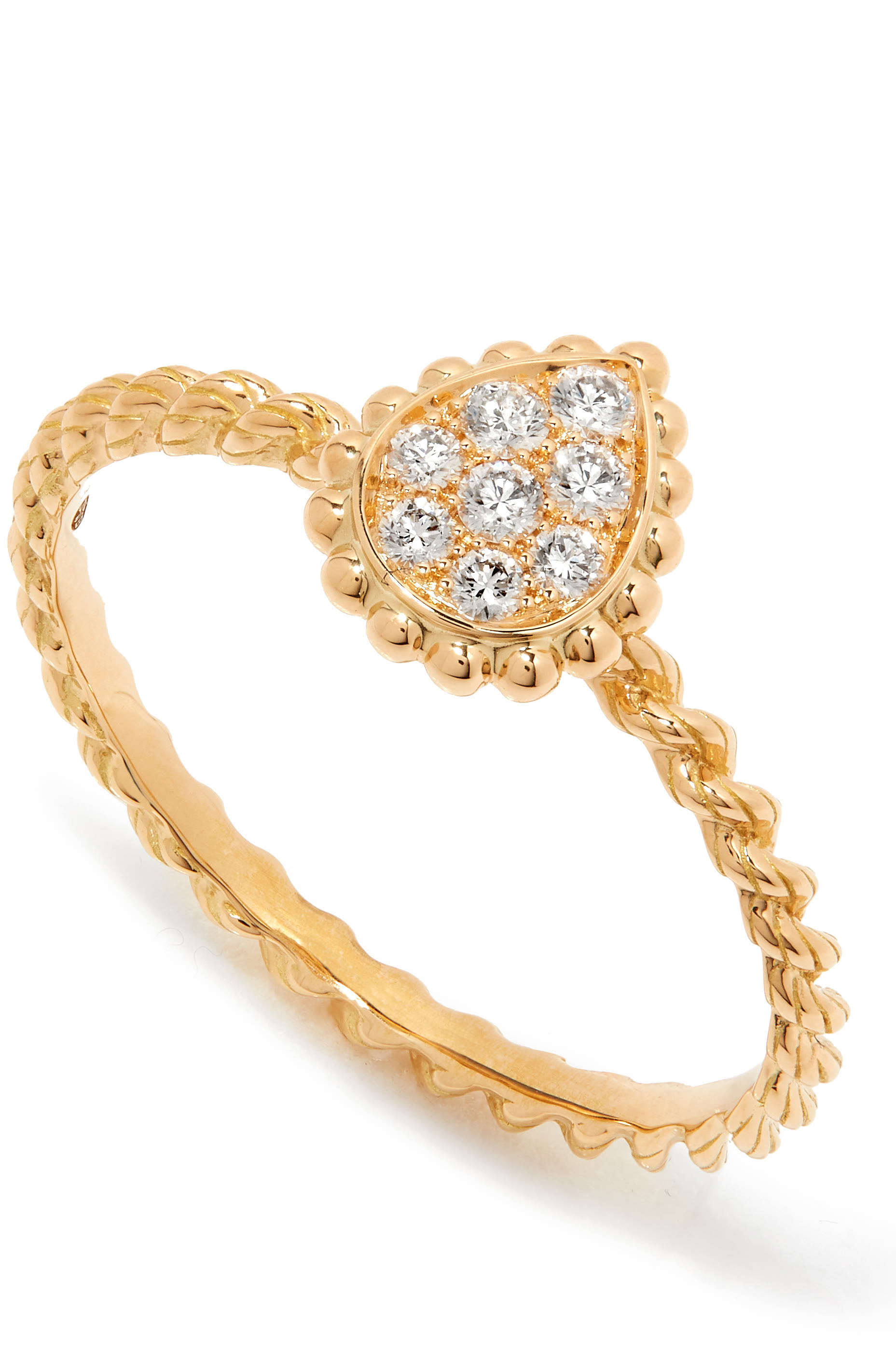 Serpent Boh&egrave;me XS Ring, 18k Yellow Gold & Diamonds