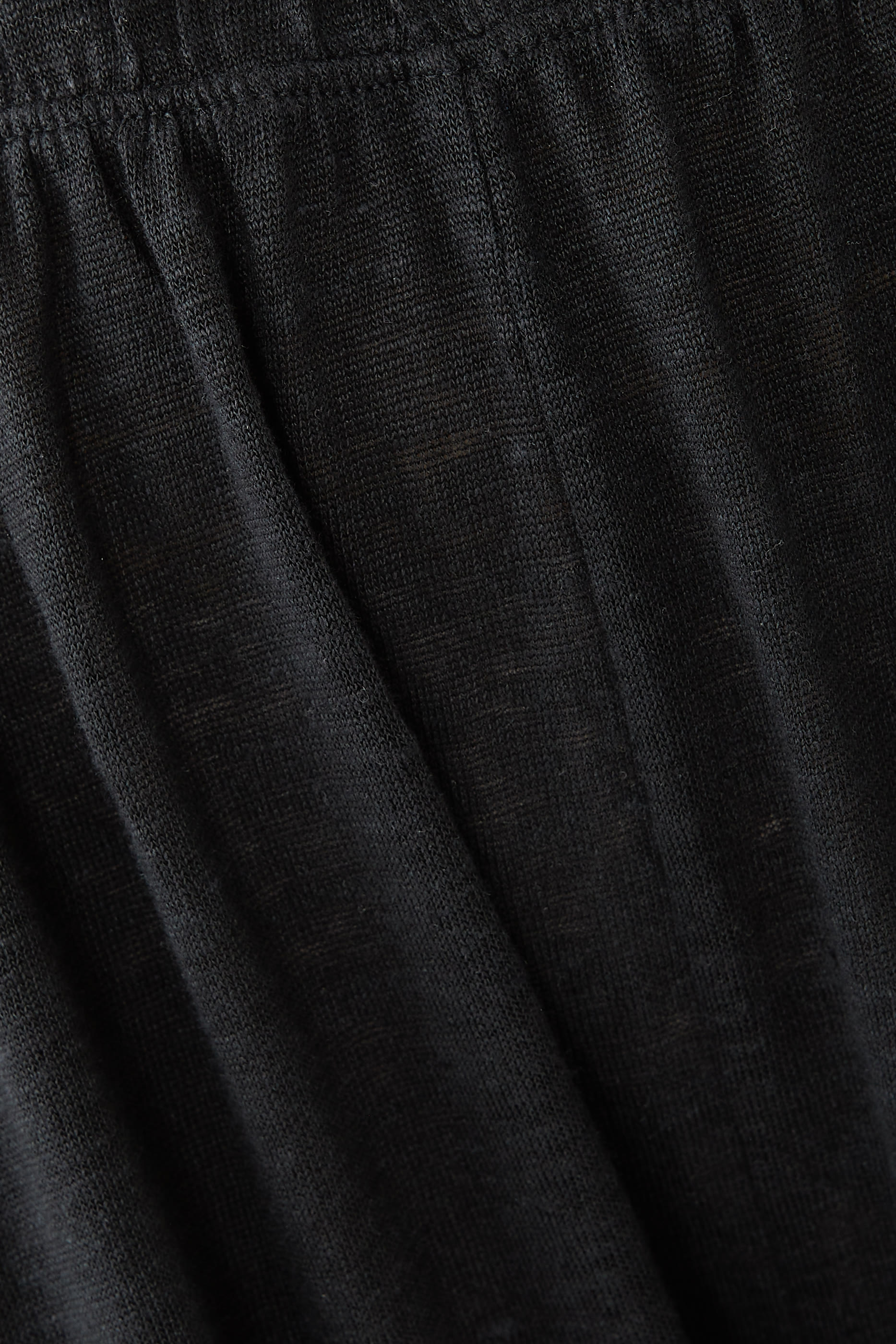 High Waisted Organic Linen Knit Pants