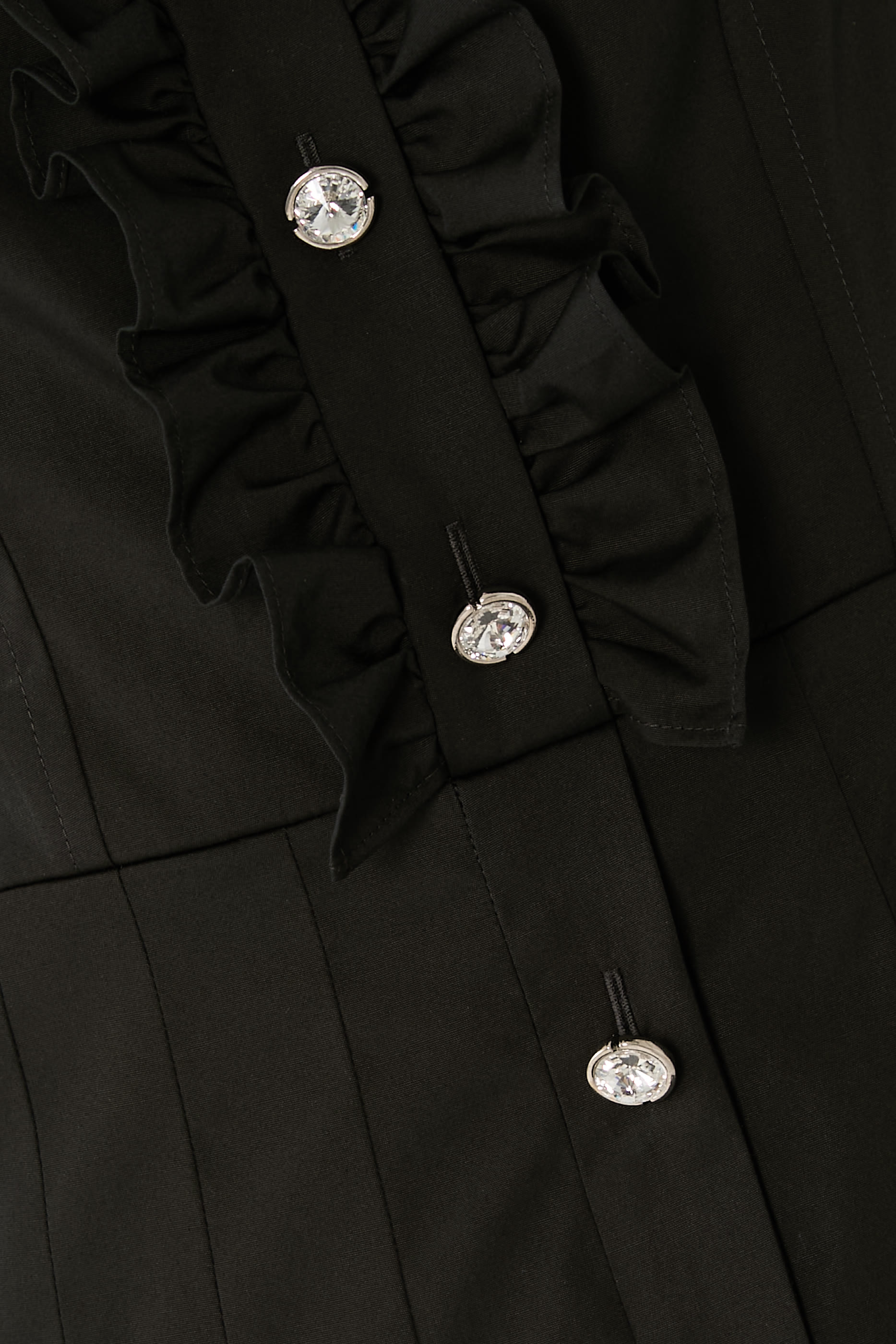 Cotton Poplin Dress with Pleated Skirt