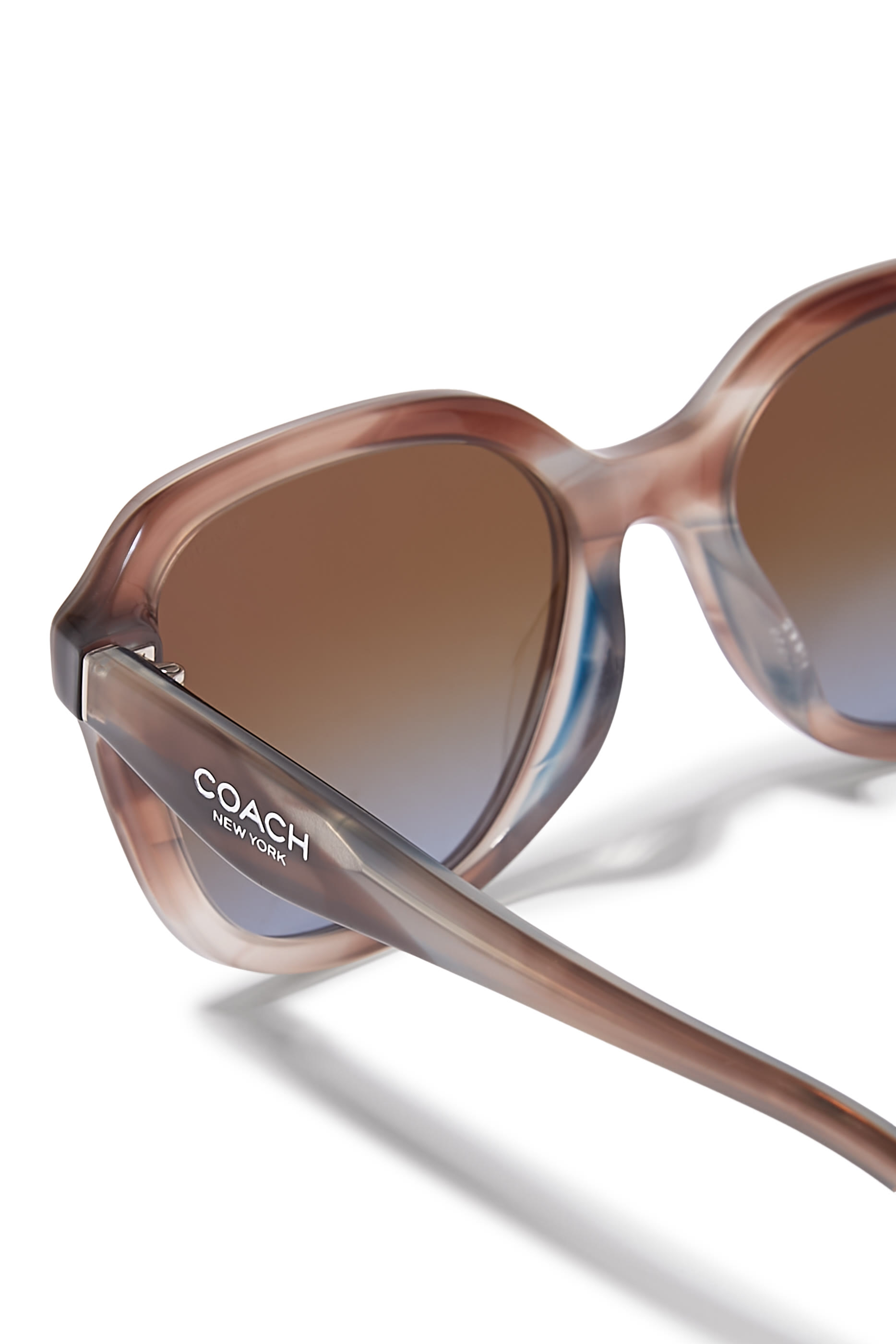 Square Frame NY Thin Temple Sunglasses