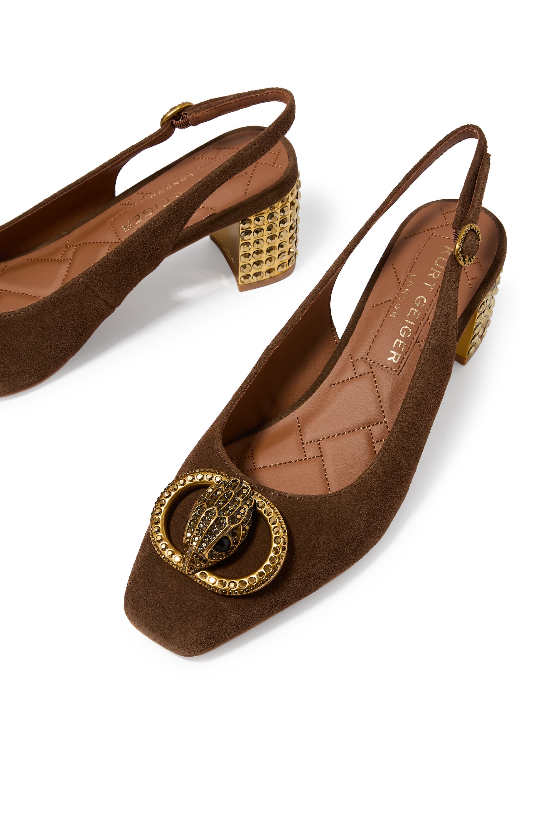 Chelsea 60 Block Slingback Mules