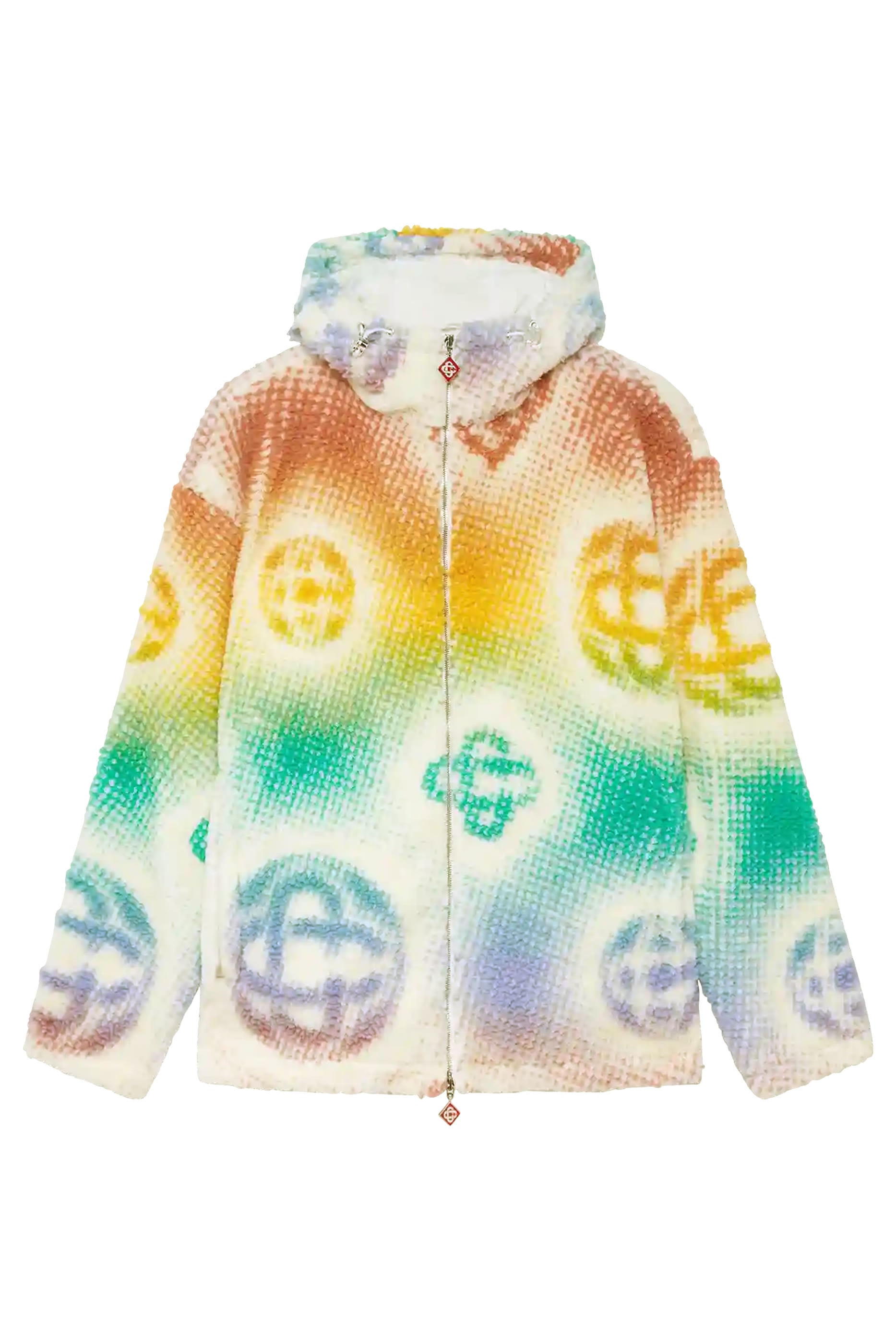  Halftone Monogram Fleece Jacket