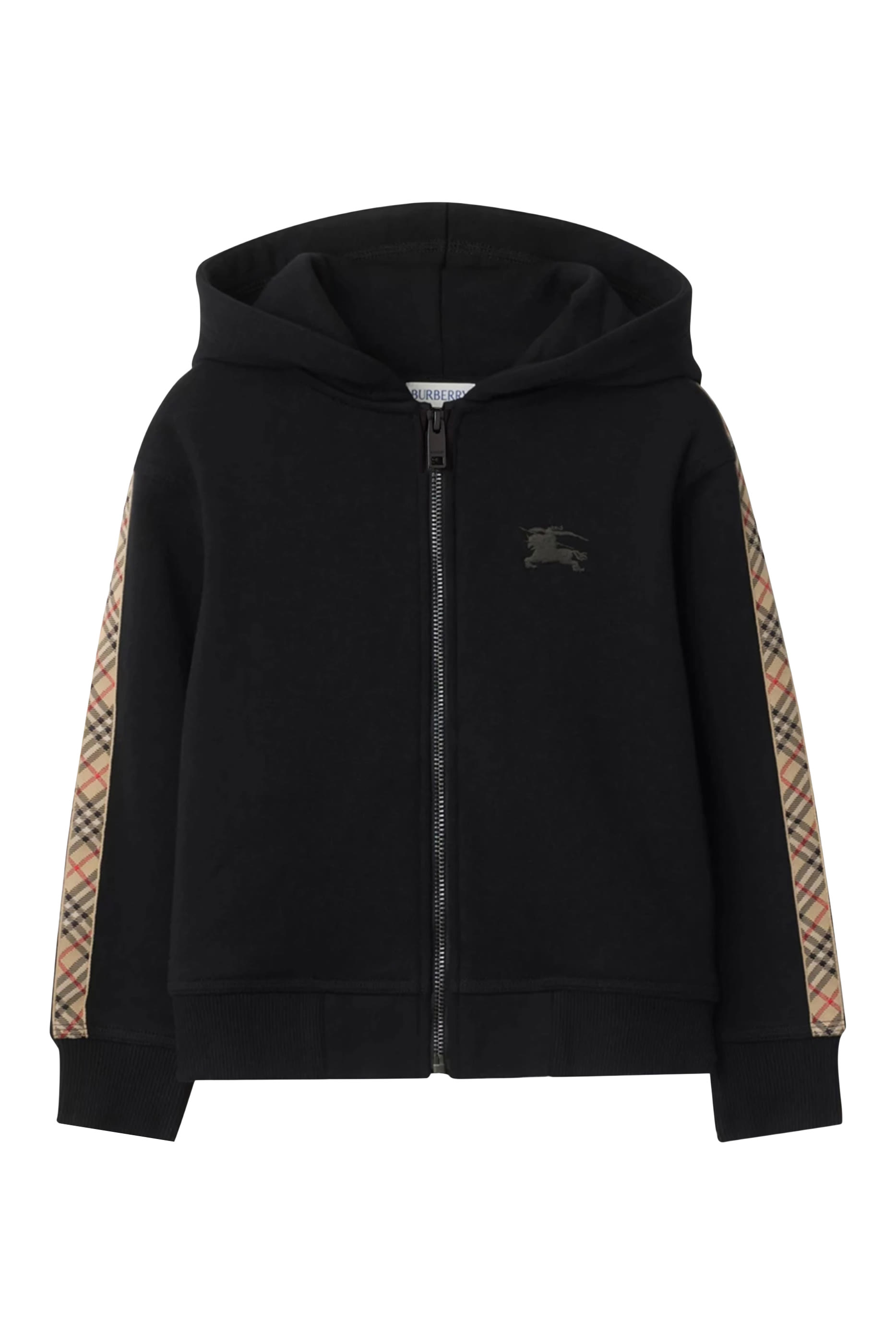 Kids Check Zip Hoodie