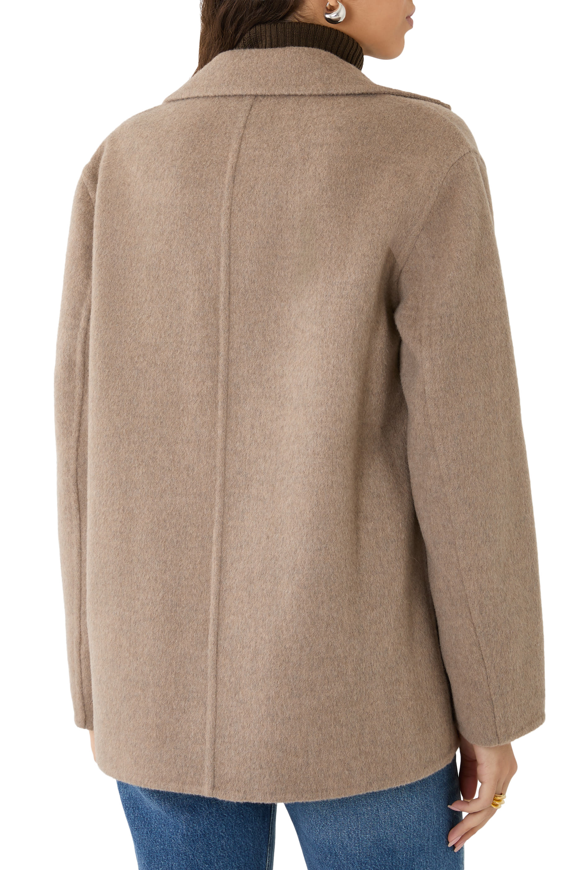 Double-Face Wool & Cashmere-Blend Blazer