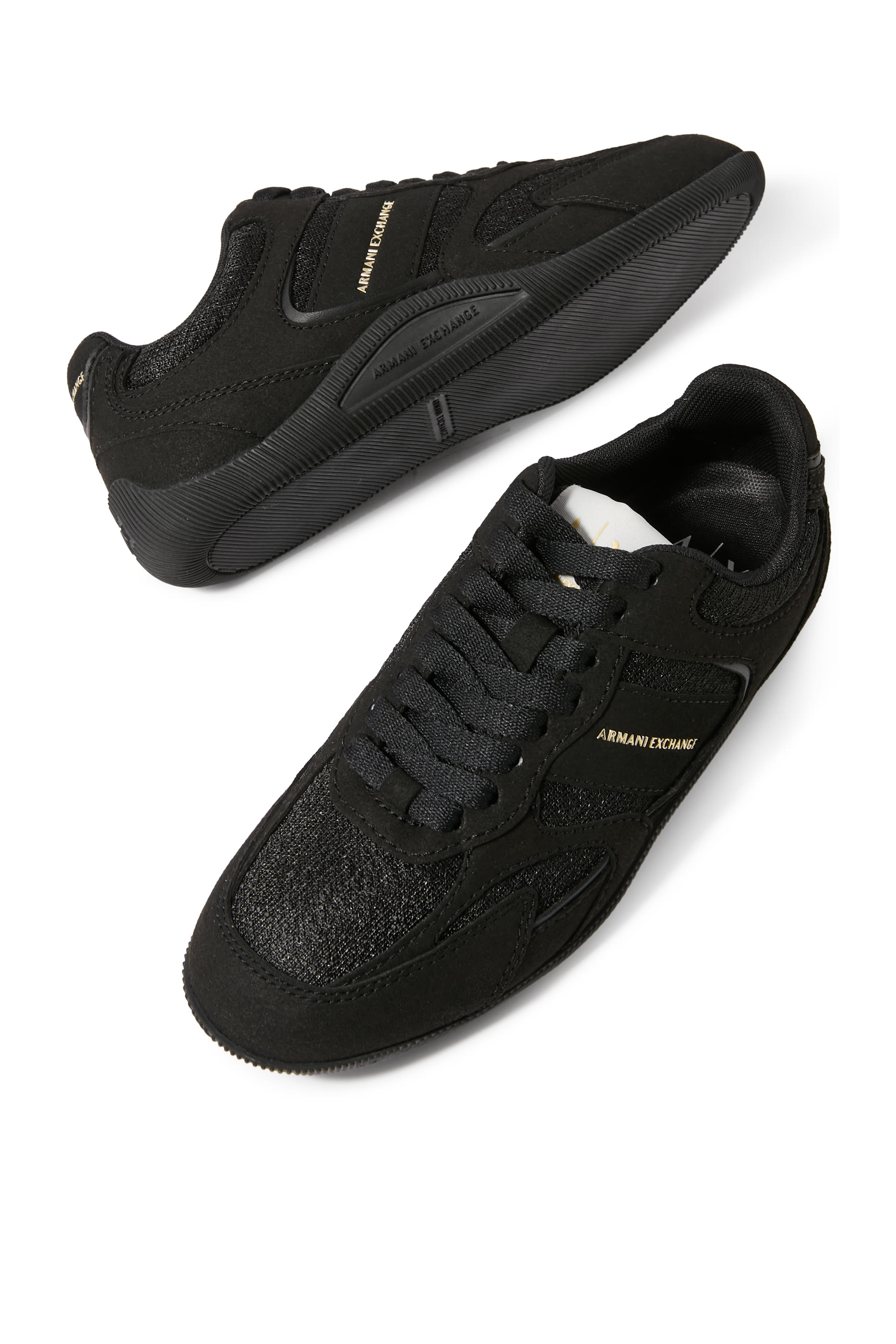 Dudu Microsuede & Mesh Sneakers