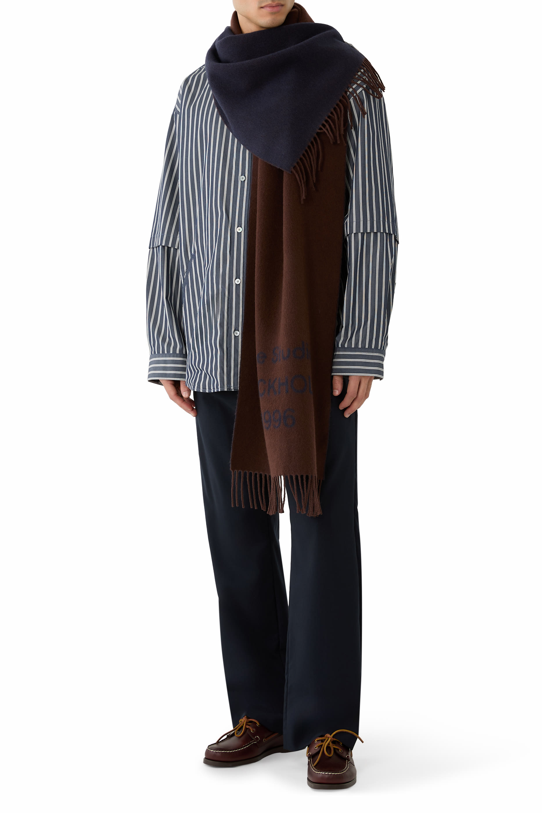 Wool Logo Scarf