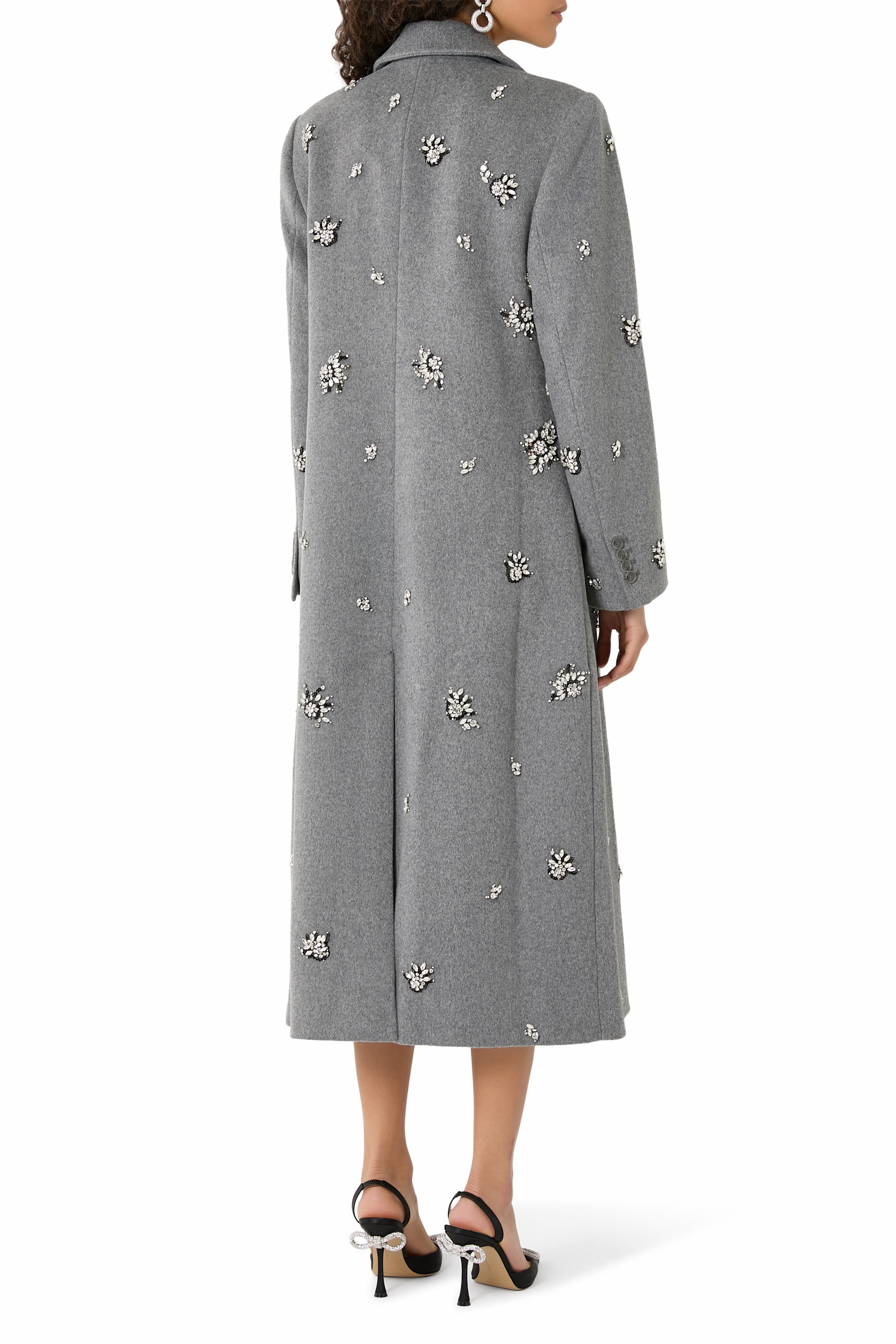 Gianni Embellished Wool Coat