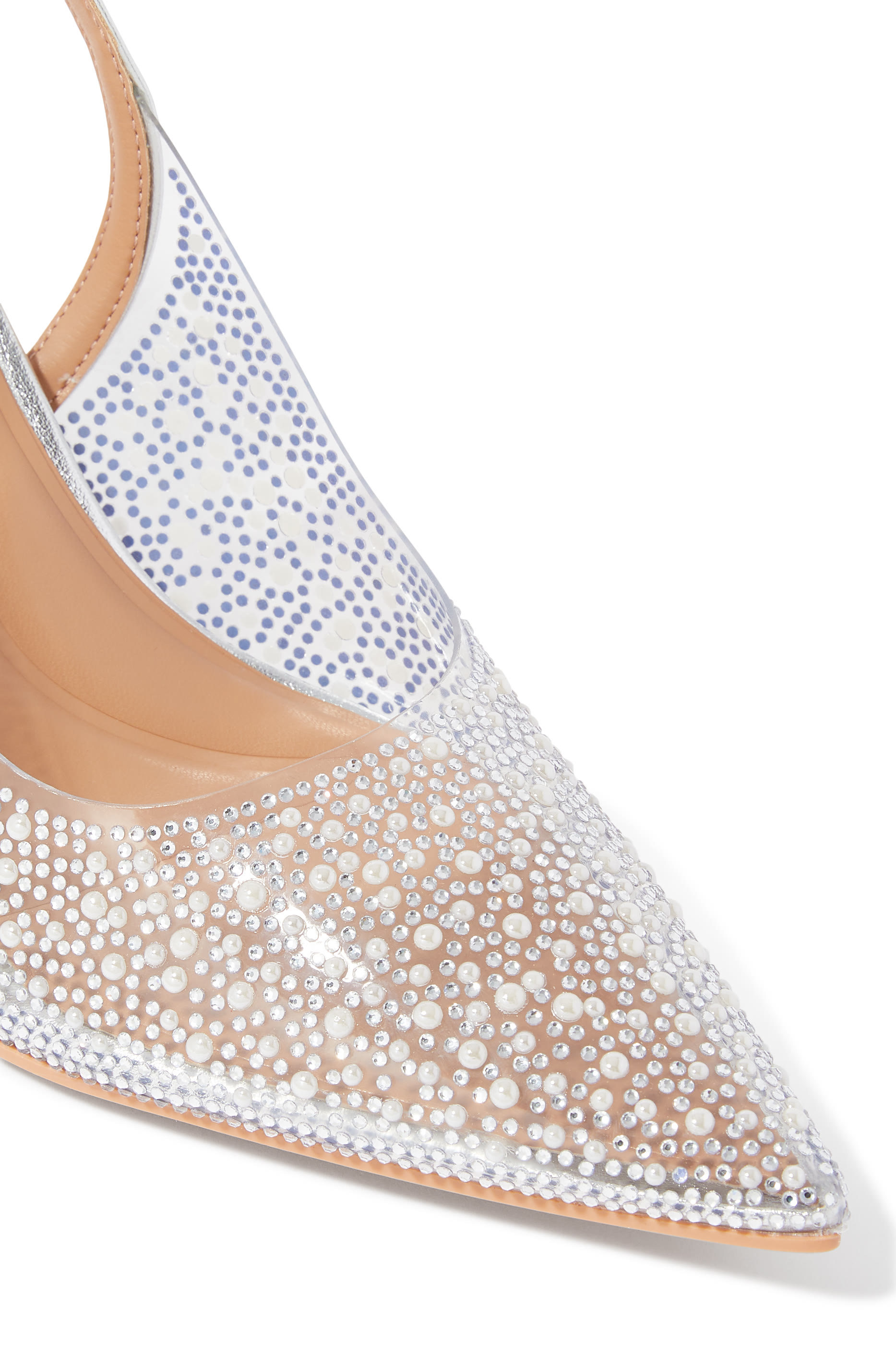 Carvela 100 Positano Vinyl Sling Back Pumps