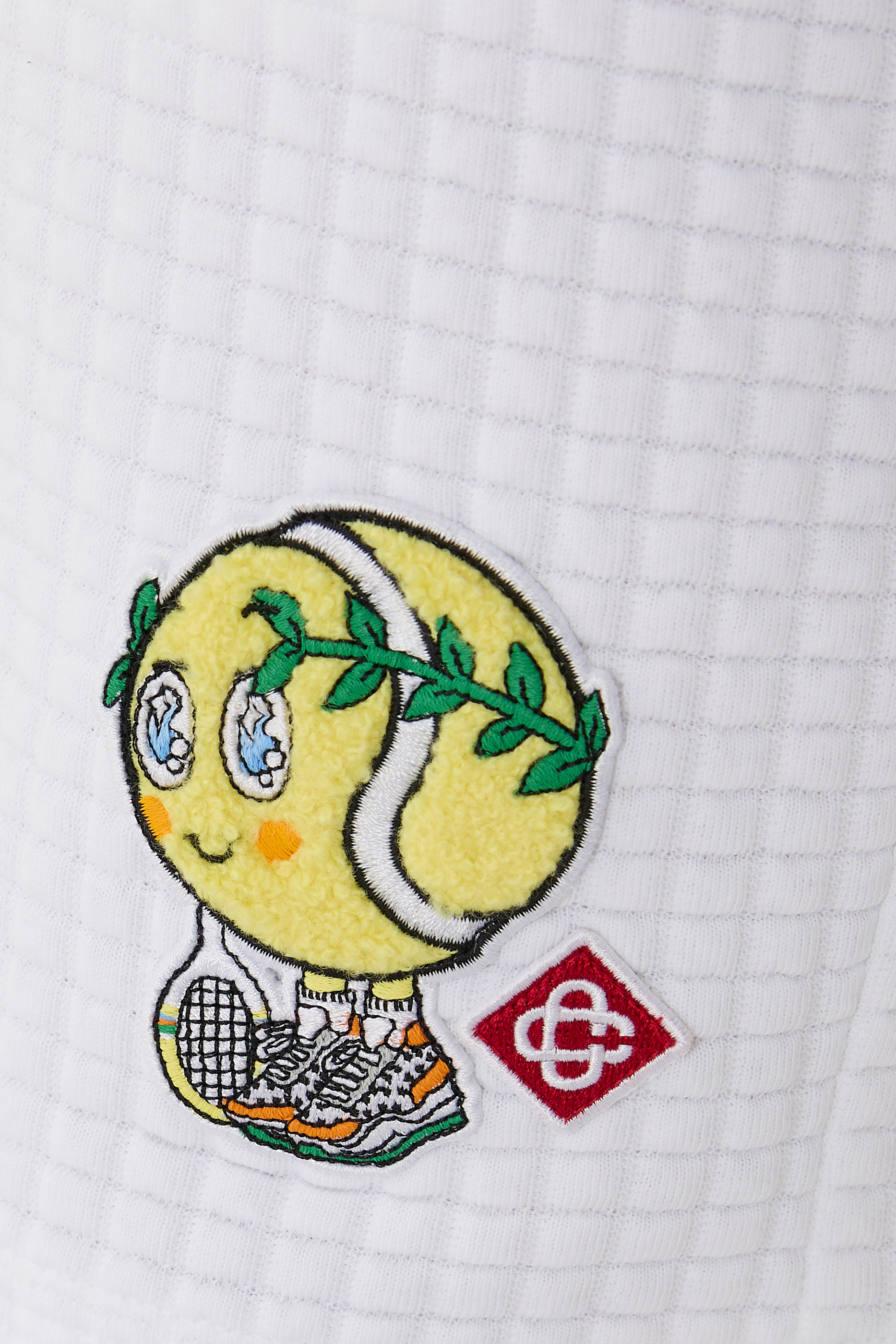 Tennis Mascot Quilted Sweatshorts