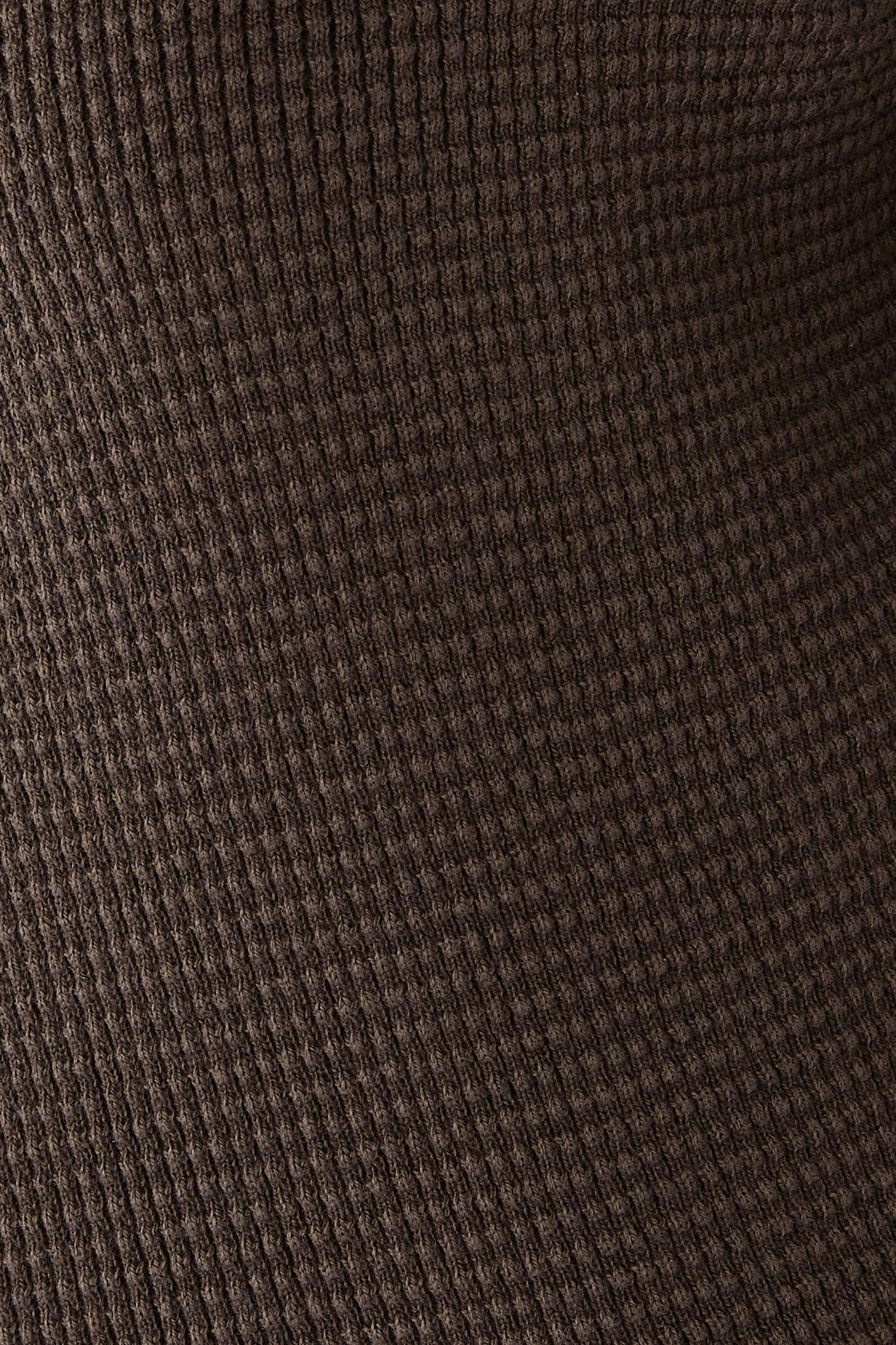 Waffle Knit Polo Top