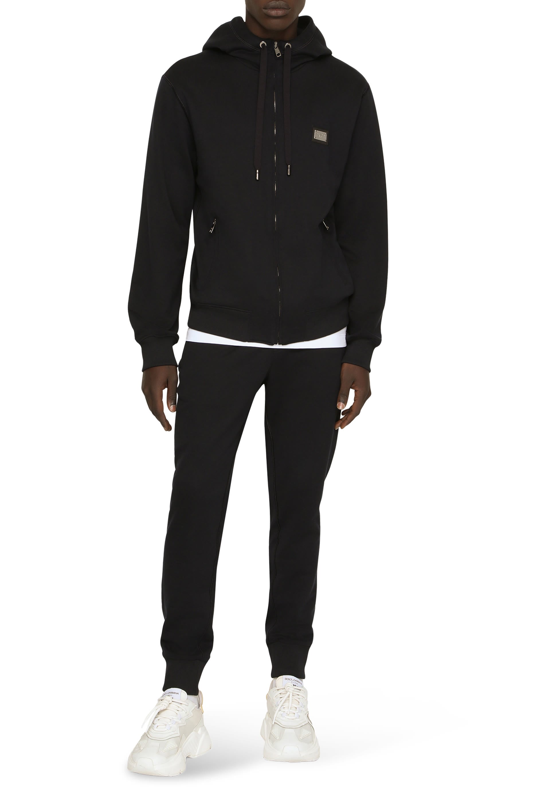 Jersey Zip-Up Hoodie