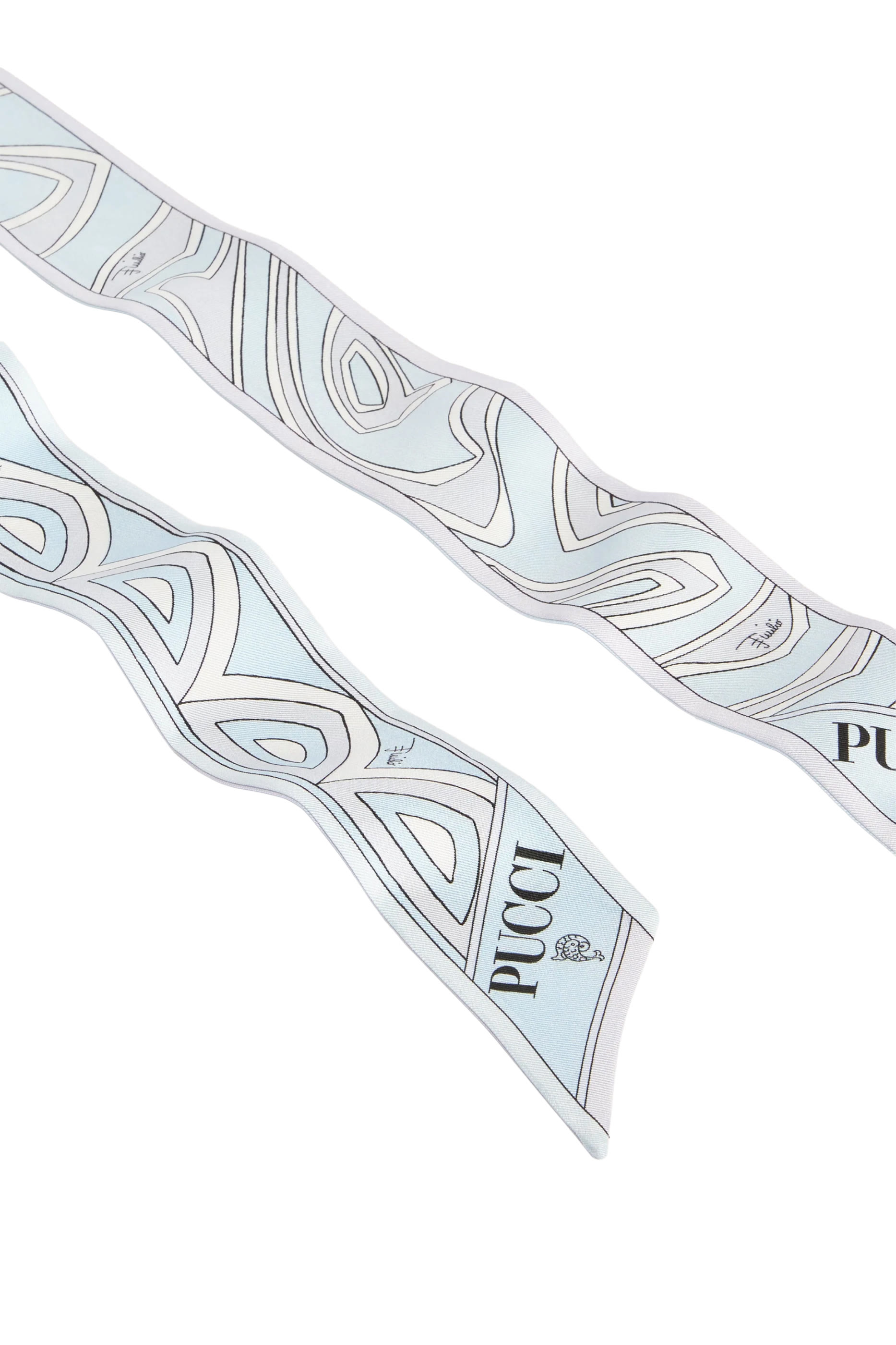 Mixed Print Silk Bandeau