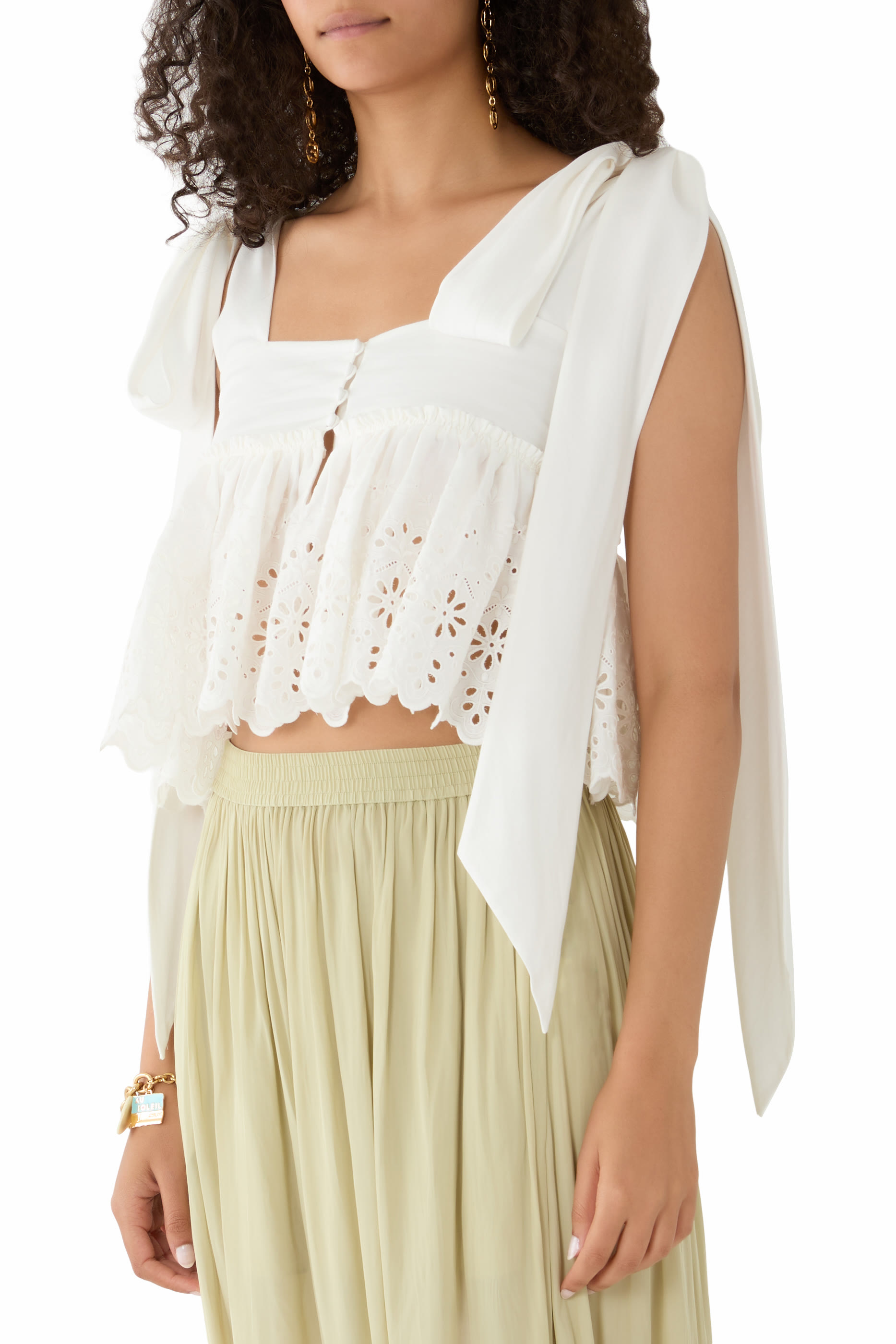 Tie-Strap Cropped Top
