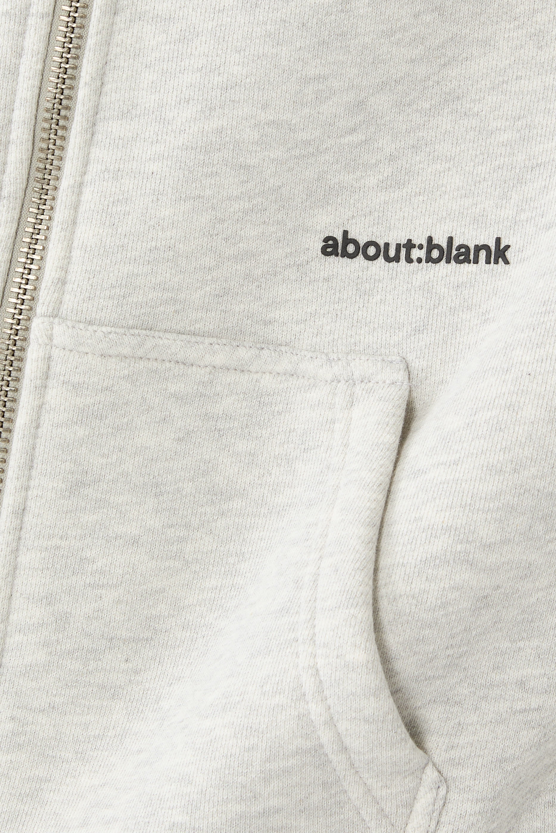 Logo Box Zip Hoodie