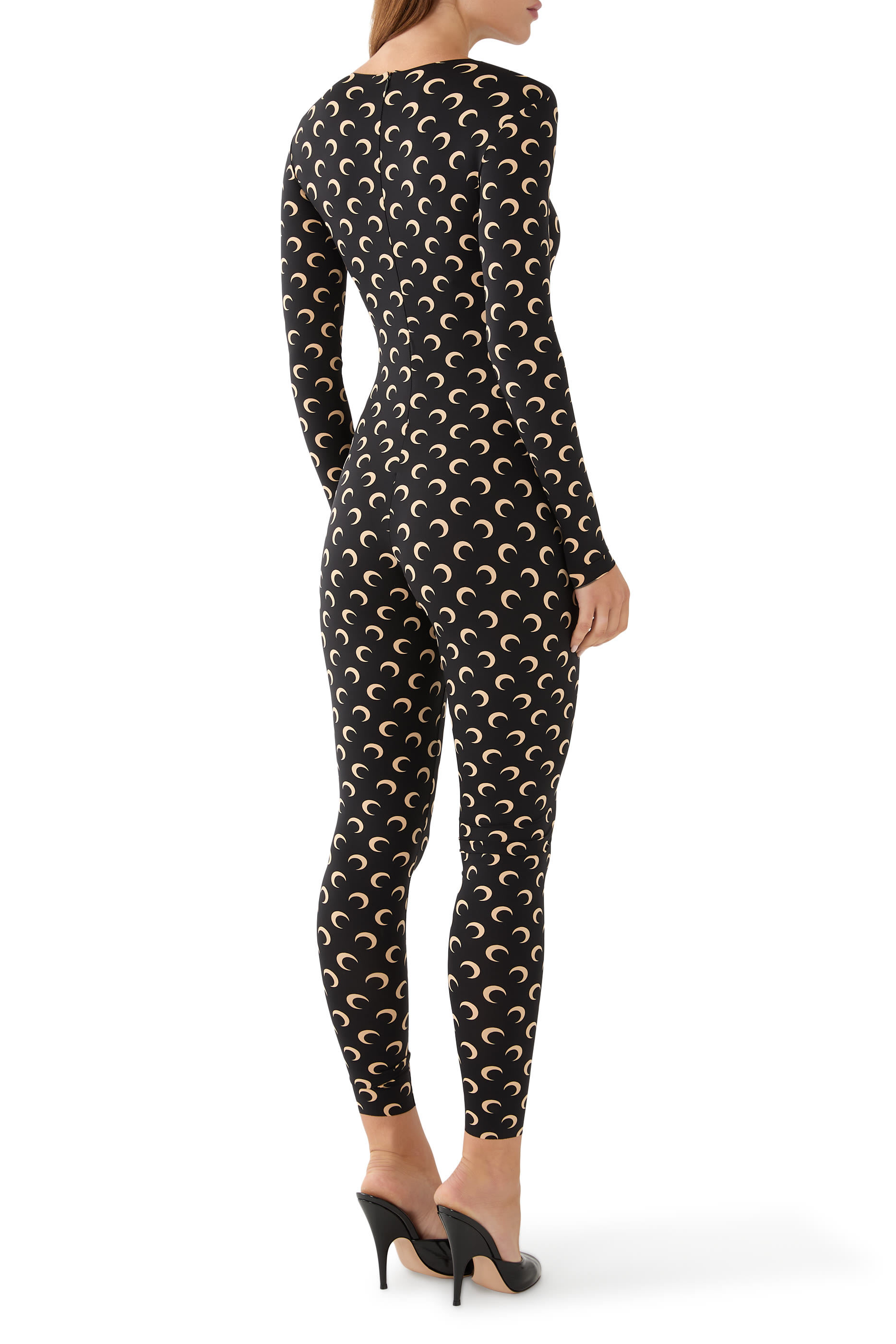 Moon-Print Jumpsuit